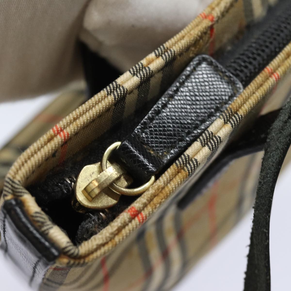 Burberry Nova Check Beige Canvas Tote Bag (Pre-Owned) Size ONE SIZE - 11 Thumbnail