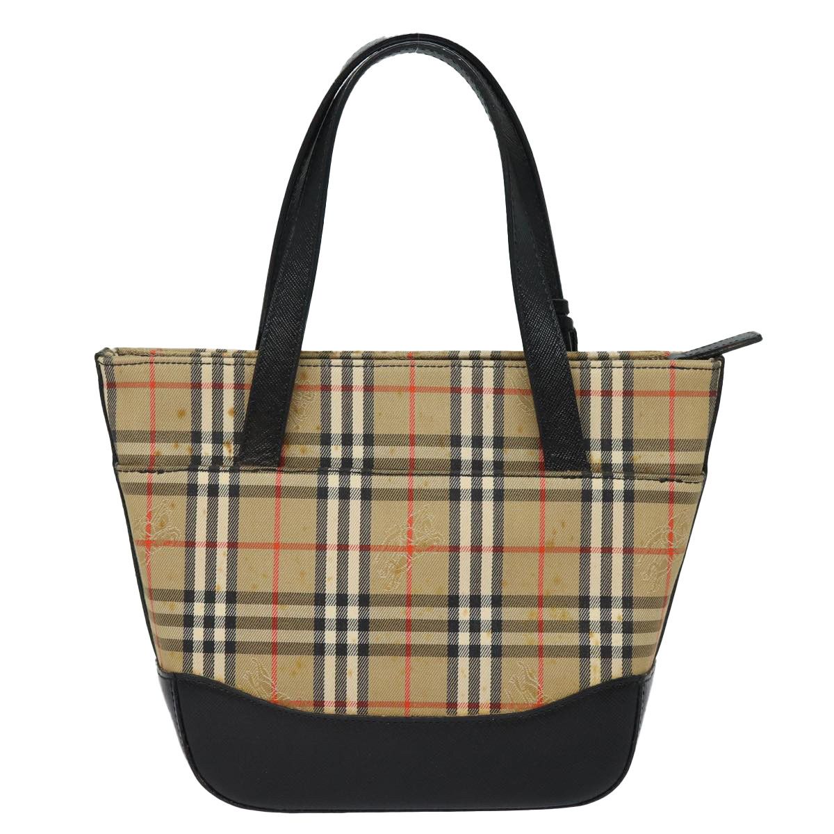 Burberry Nova Check Beige Canvas Tote Bag (Pre-Owned) Size ONE SIZE - 2 Thumbnail