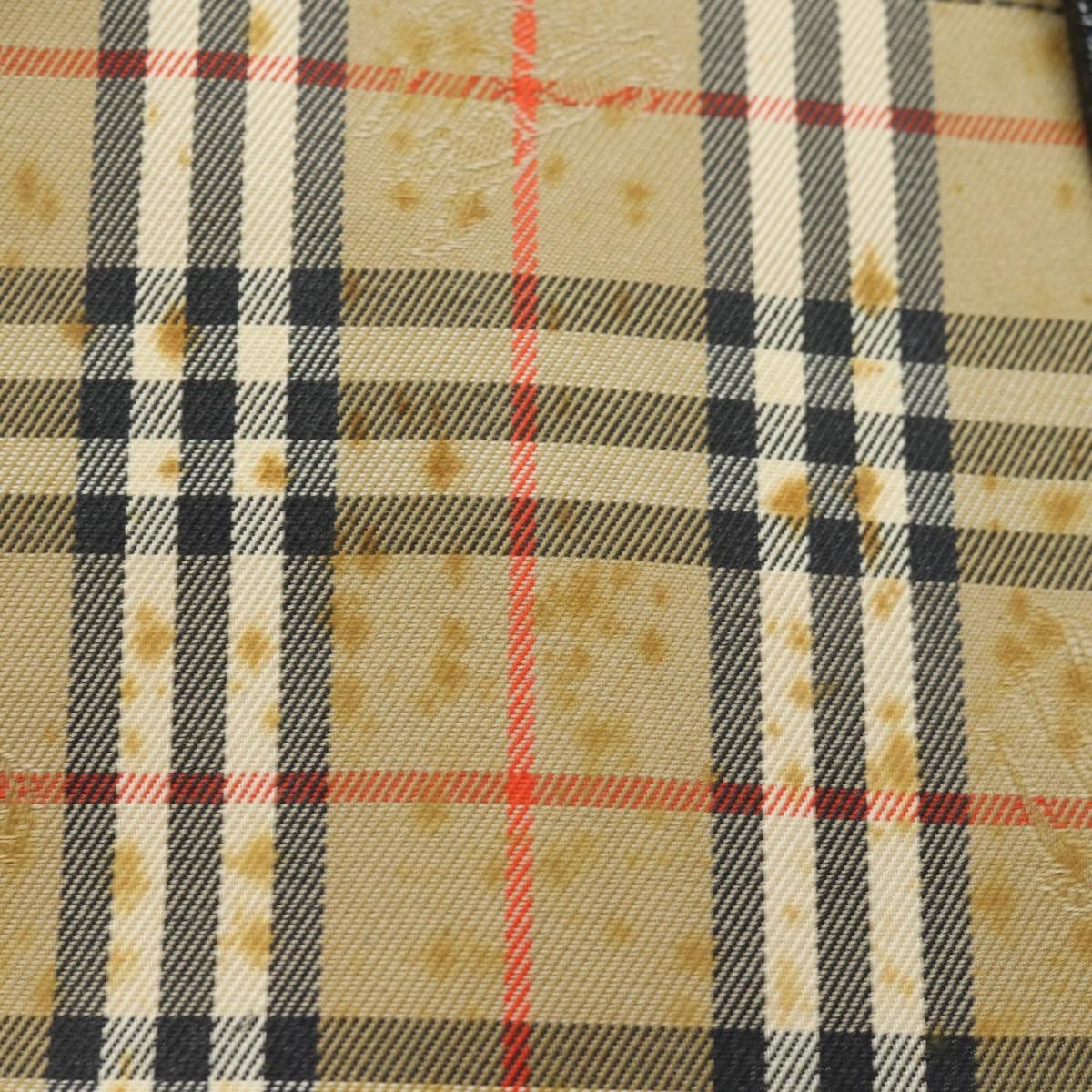 Burberry Nova Check Beige Canvas Tote Bag (Pre-Owned) Size ONE SIZE - 17 Thumbnail
