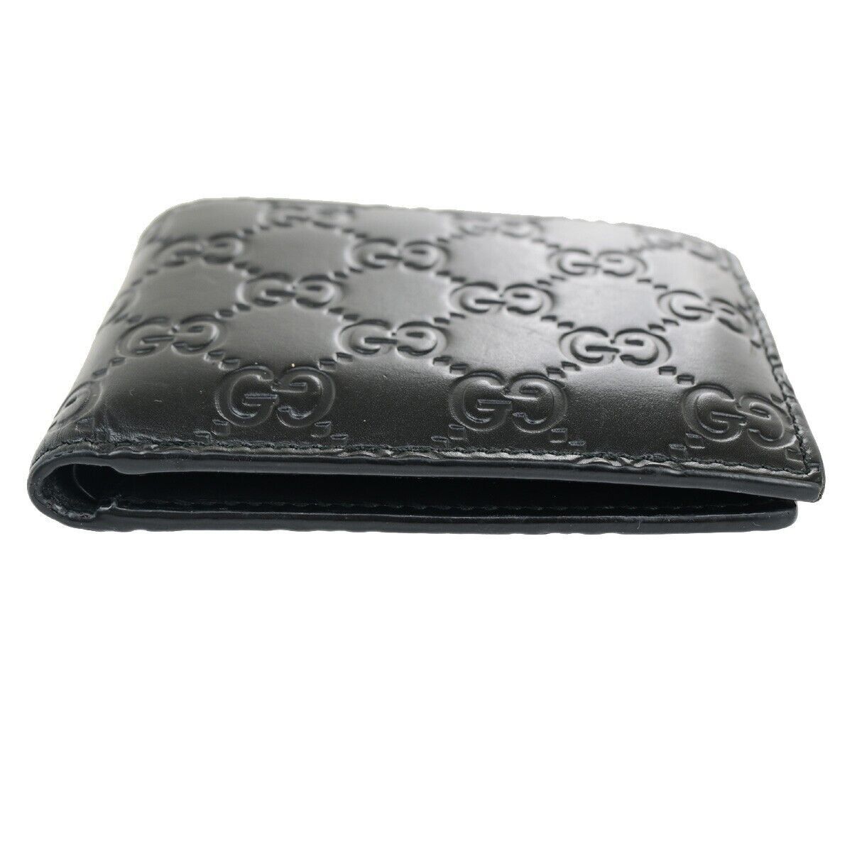 Gucci ssima Black Leather Wallet (Pre-Owned) Size ONE SIZE - 10 Thumbnail