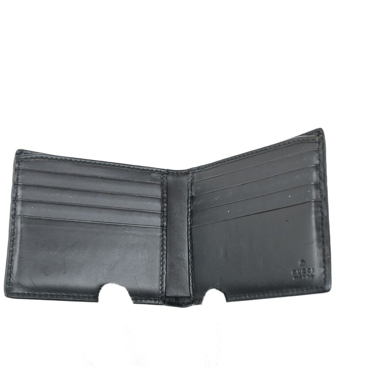 Gucci ssima Black Leather Wallet (Pre-Owned) Size ONE SIZE - 12 Thumbnail