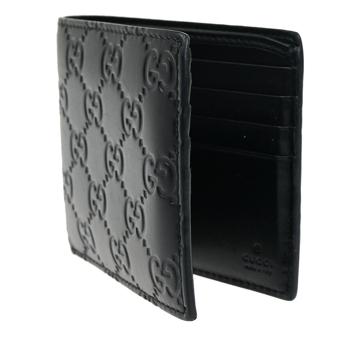 Gucci ssima Black Leather Wallet (Pre-Owned) Size ONE SIZE - 3 Thumbnail