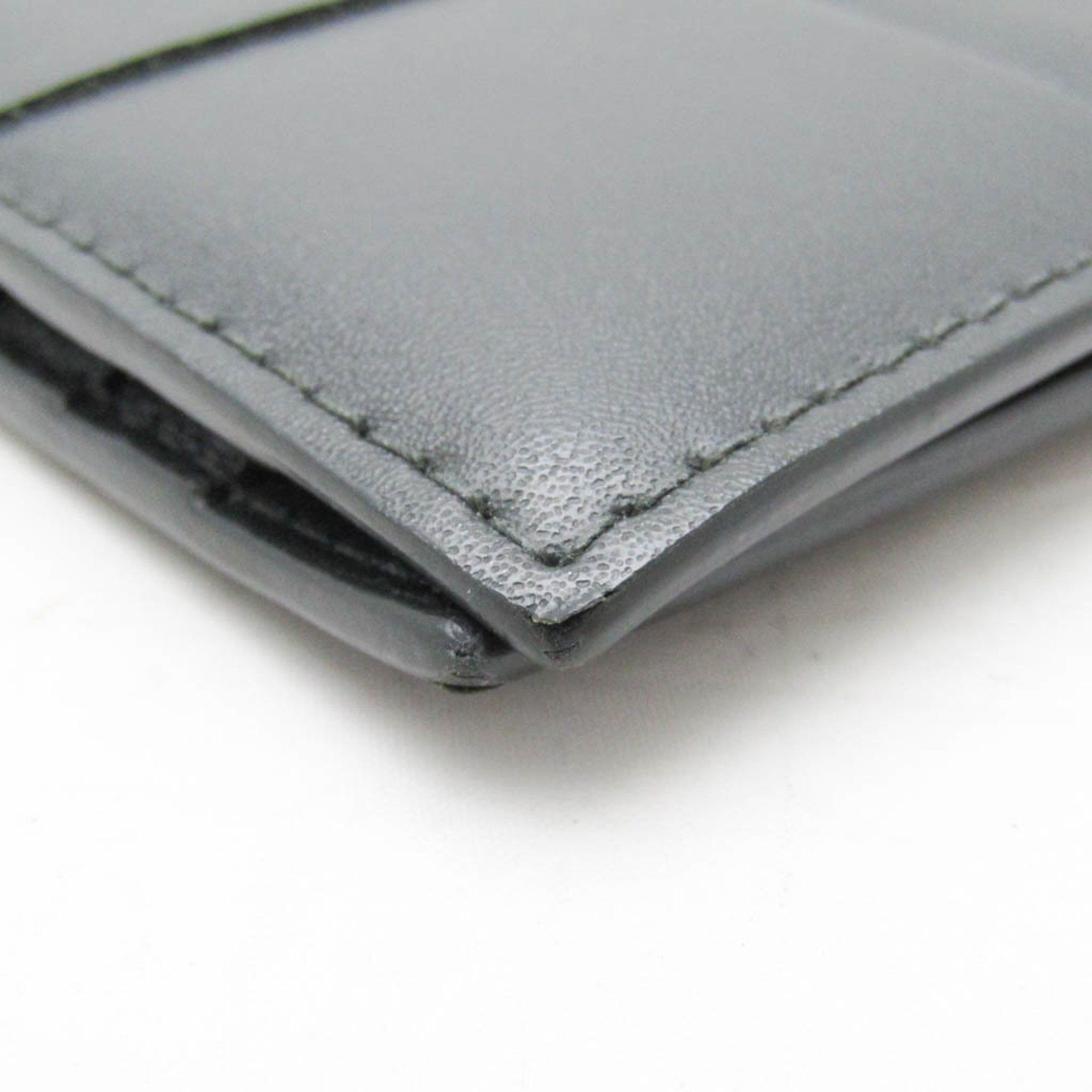 Bottega Veneta Cassette Grey Leather Wallet (Pre-Owned) Size ONE SIZE - 7 Thumbnail