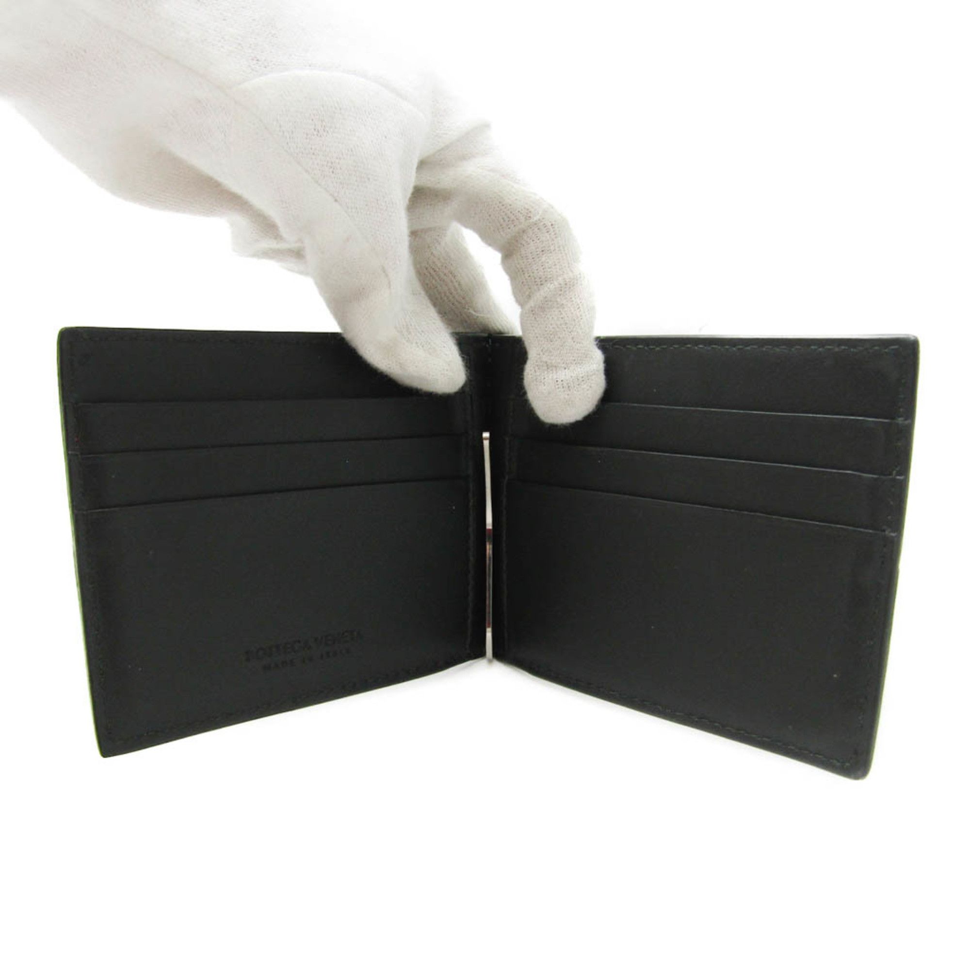 Bottega Veneta Cassette Grey Leather Wallet (Pre-Owned) Size ONE SIZE - 8 Thumbnail