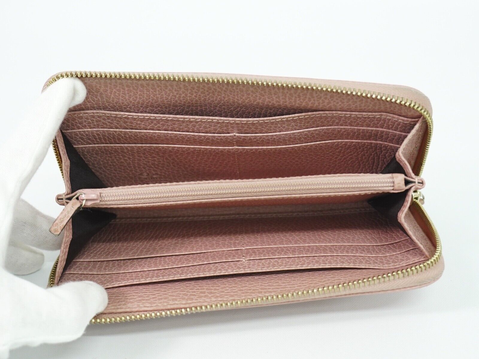 Gucci Pink Leather Wallet (Pre-Owned) Size ONE SIZE - 6 Thumbnail
