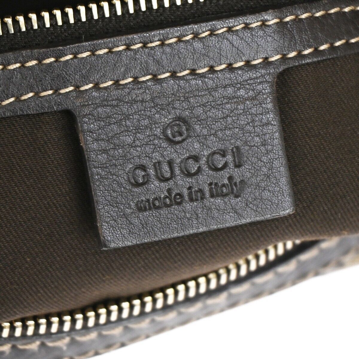 Gucci Gg Crystal Beige Canvas Shoulder Bag (Pre-Owned) Size ONE SIZE - 9 Thumbnail