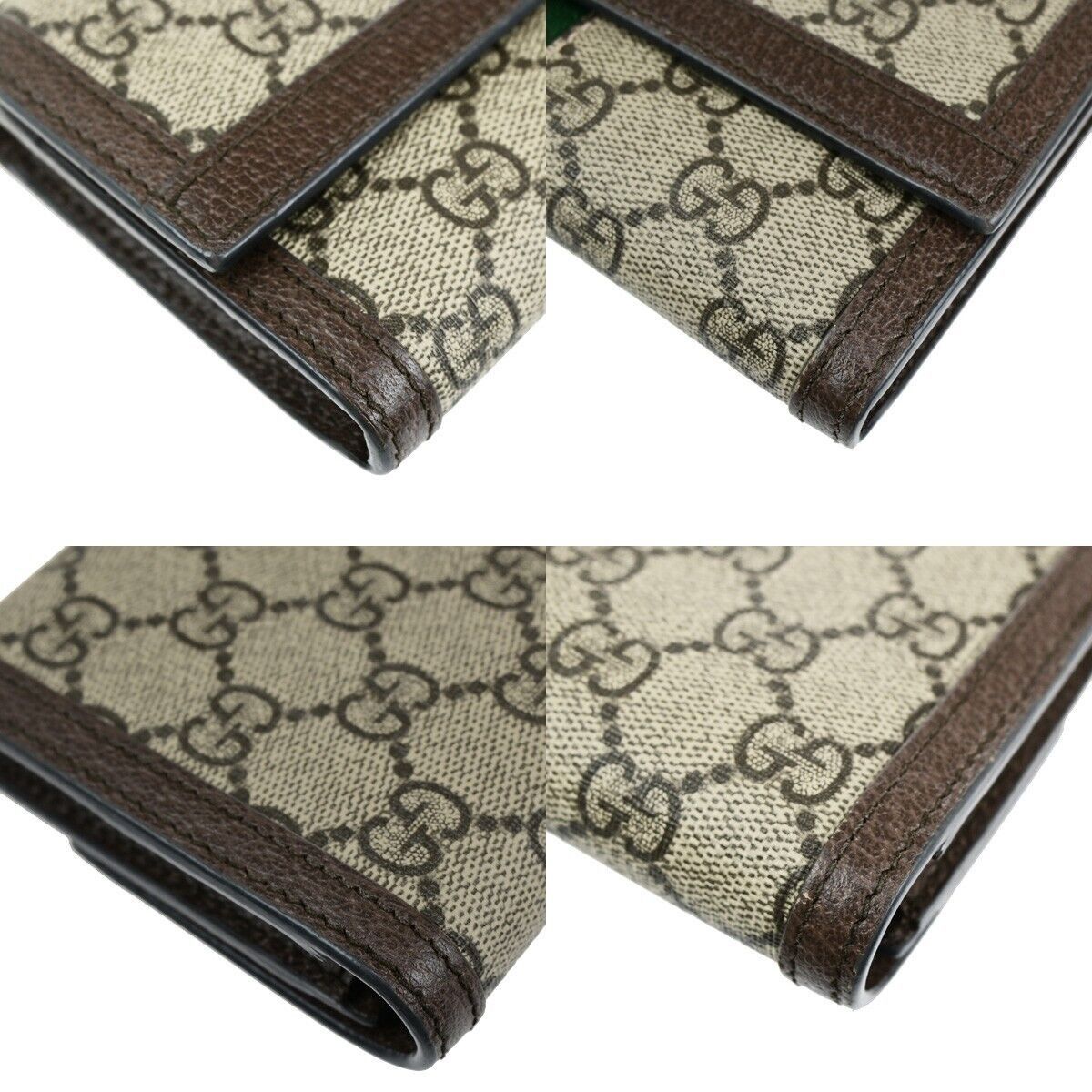 Gucci Ophidia Brown Canvas Wallet (Pre-Owned) Size ONE SIZE - 5 Thumbnail