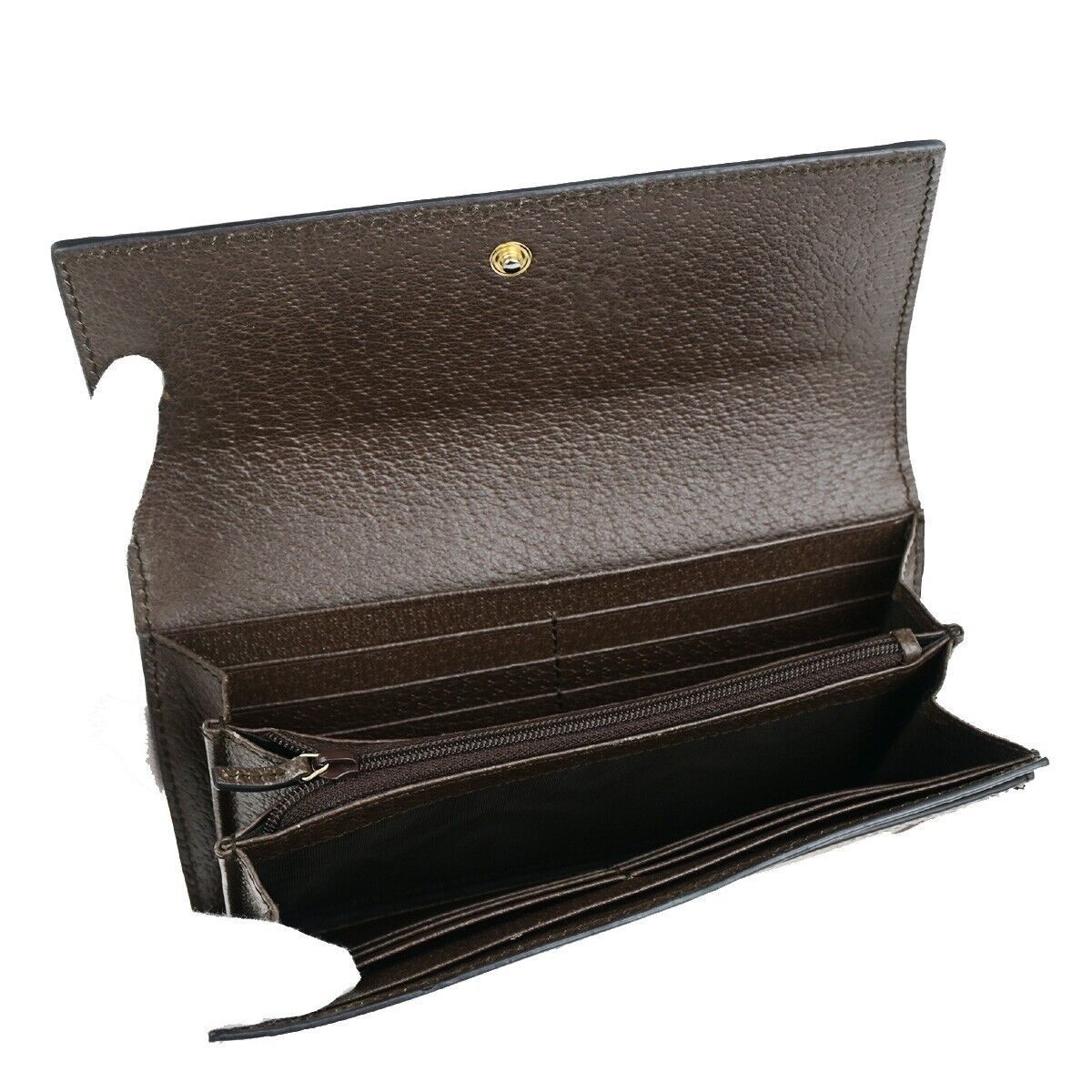 Gucci Ophidia Brown Canvas Wallet (Pre-Owned) Size ONE SIZE - 11 Thumbnail