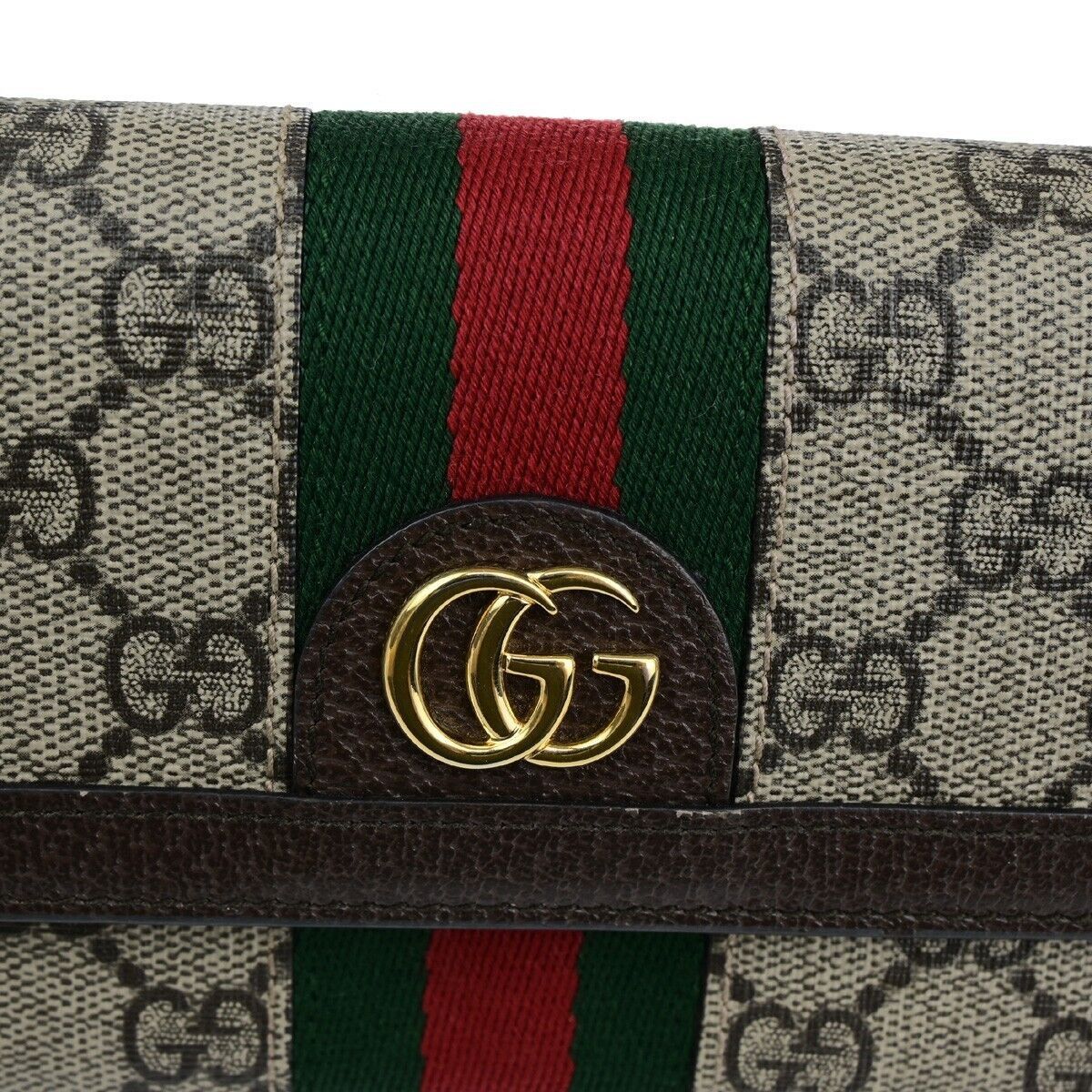 Gucci Ophidia Brown Canvas Wallet (Pre-Owned) Size ONE SIZE - 6 Thumbnail
