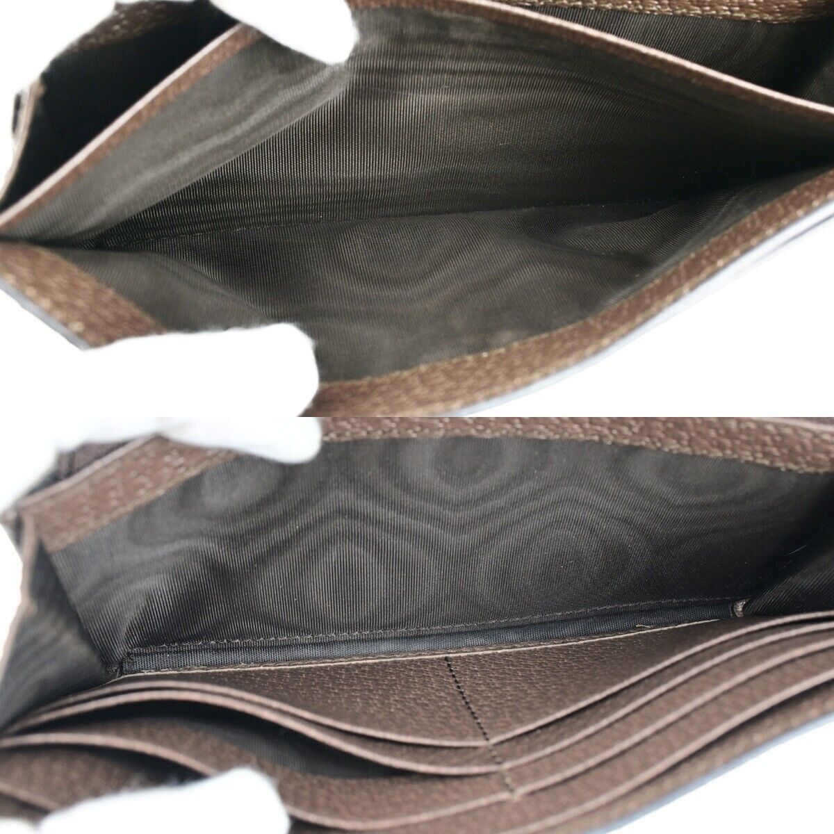 Gucci Ophidia Brown Canvas Wallet (Pre-Owned) Size ONE SIZE - 13 Thumbnail