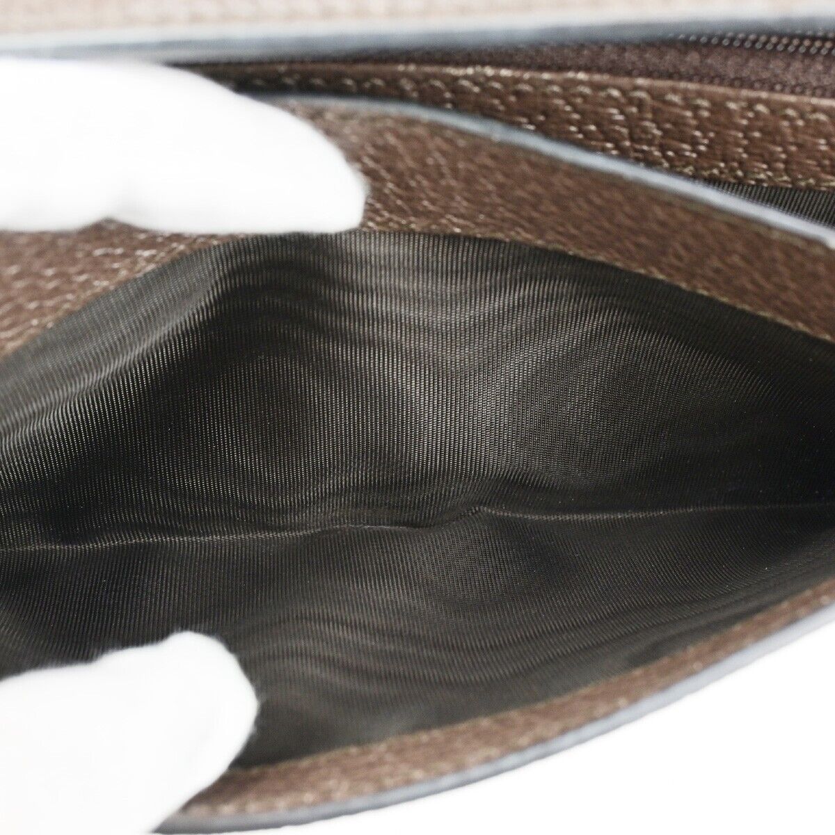 Gucci Ophidia Brown Canvas Wallet (Pre-Owned) Size ONE SIZE - 7 Thumbnail
