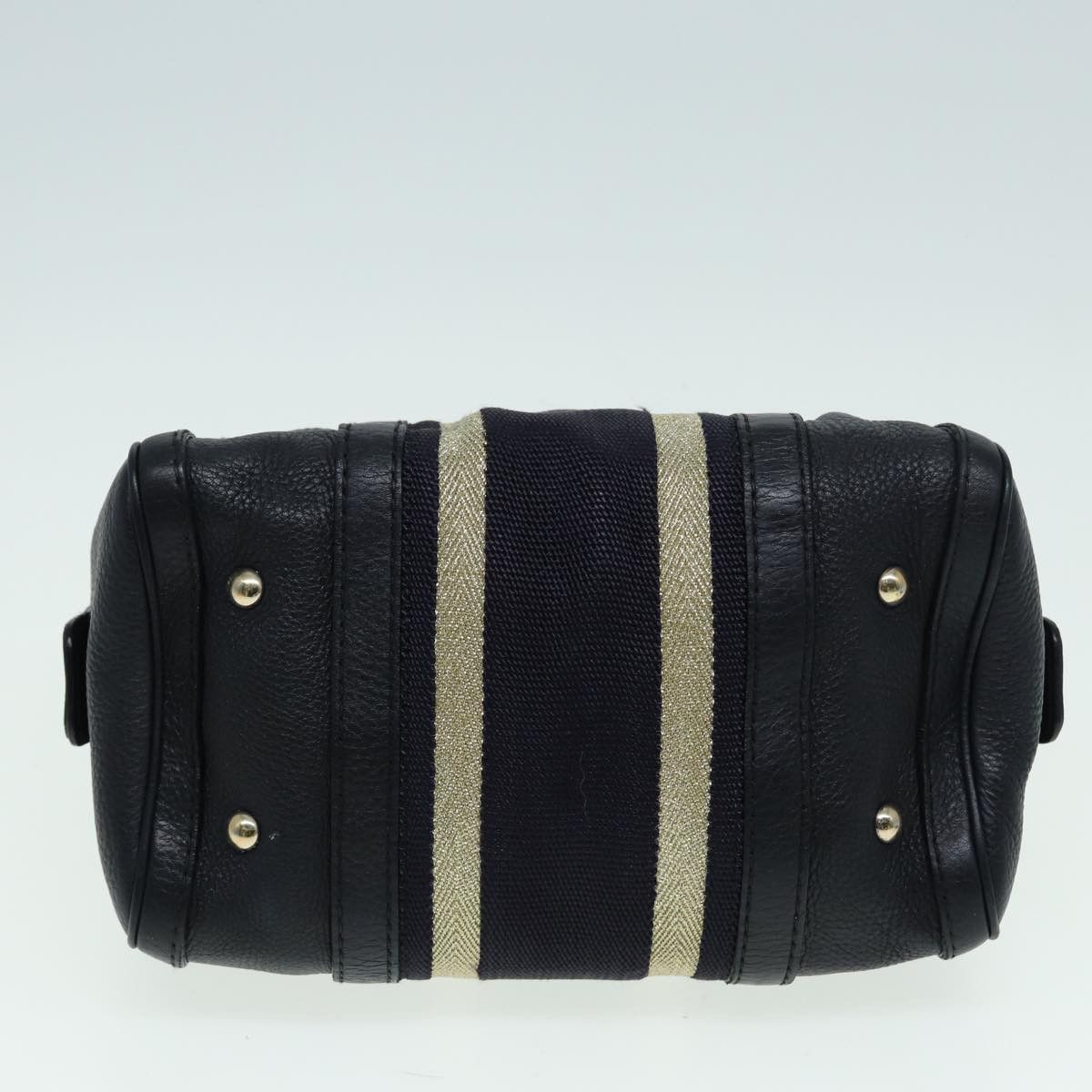 Gucci Web Black Leather Travel Bag (Pre-Owned) Size ONE SIZE - 17 Thumbnail
