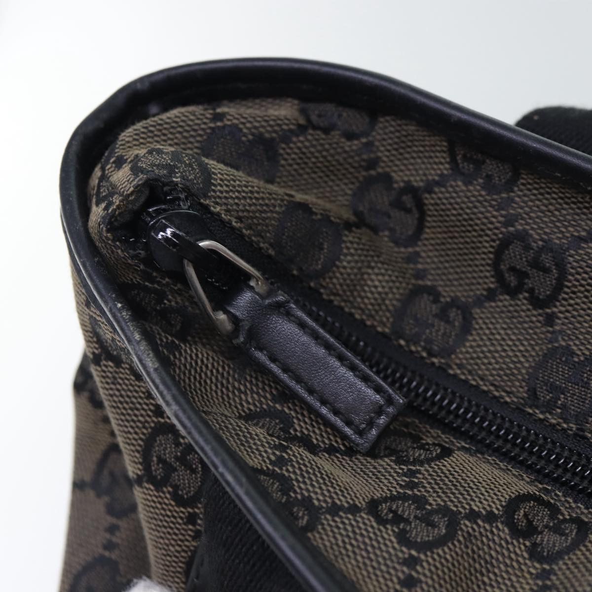 Gucci Brown Canvas Tote Bag (Pre-Owned) Size ONE SIZE - 11 Thumbnail
