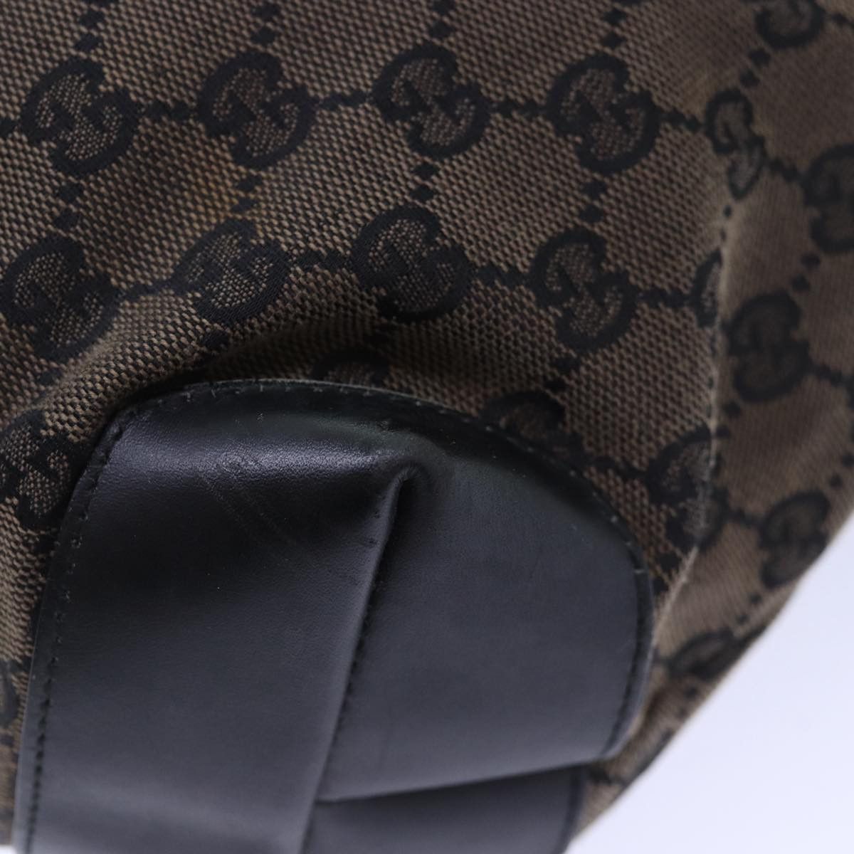 Gucci Brown Canvas Tote Bag (Pre-Owned) Size ONE SIZE - 8 Thumbnail