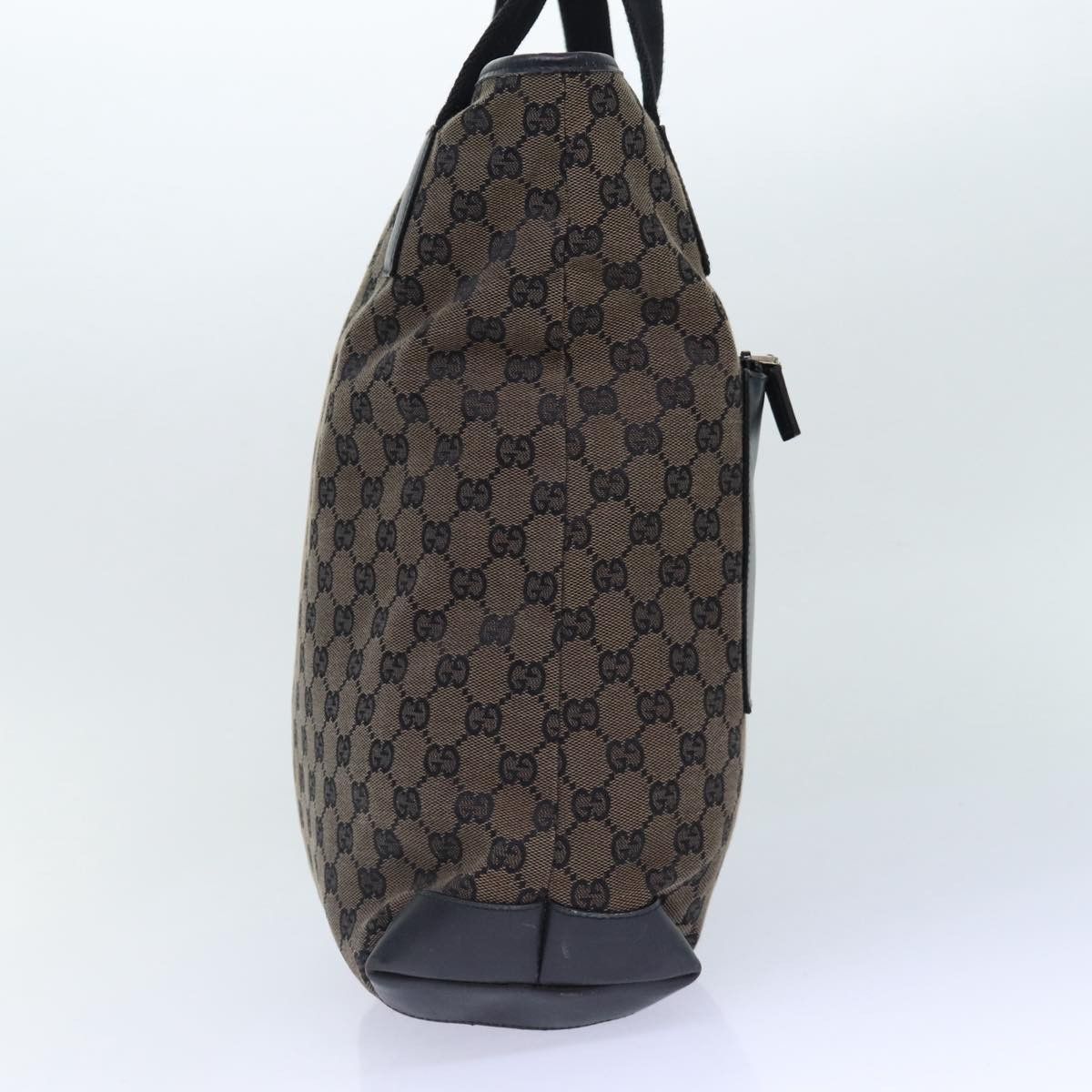 Gucci Brown Canvas Tote Bag (Pre-Owned) Size ONE SIZE - 4 Thumbnail