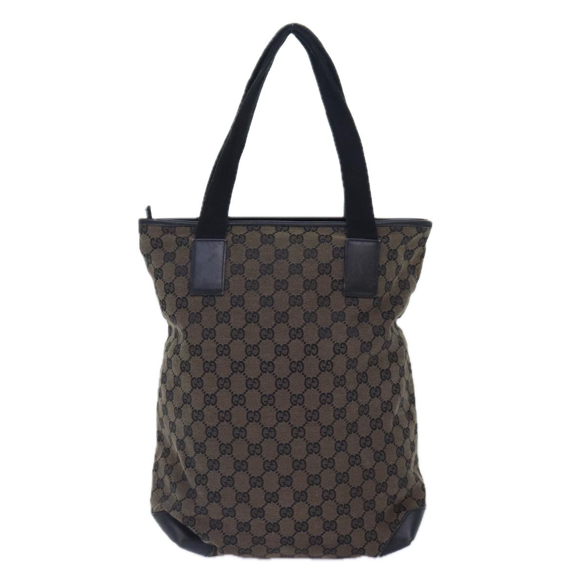 Gucci Brown Canvas Tote Bag (Pre-Owned) Size ONE SIZE - 2 Thumbnail