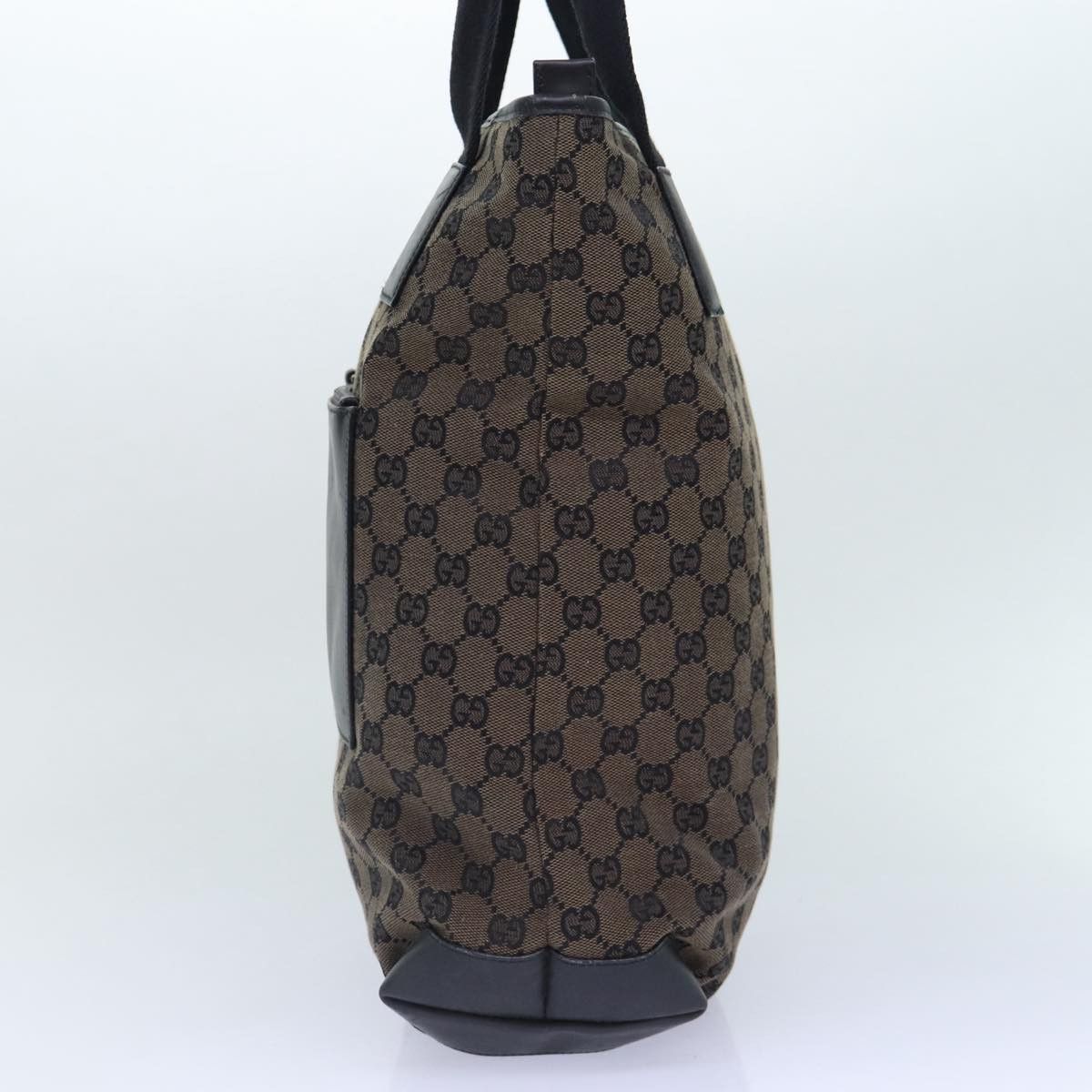 Gucci Brown Canvas Tote Bag (Pre-Owned) Size ONE SIZE - 3 Thumbnail