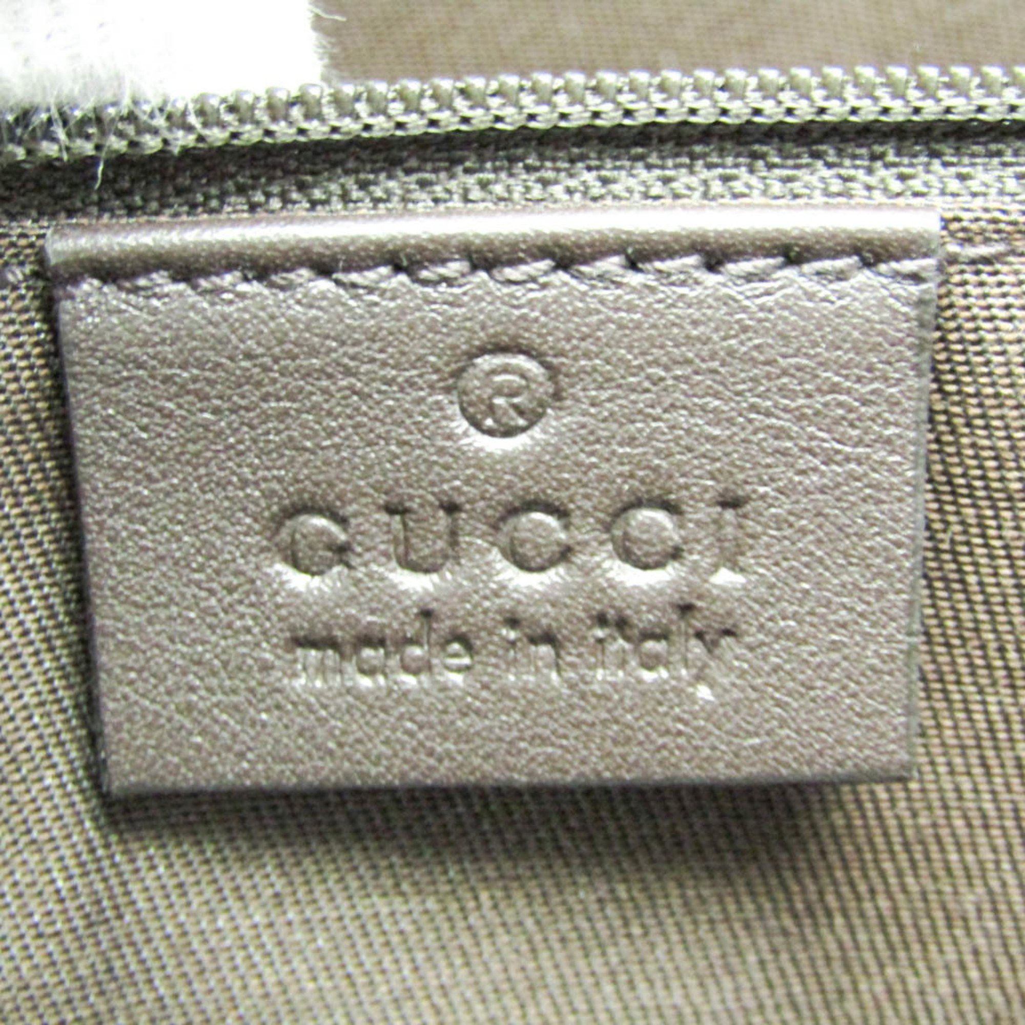 Gucci Interlocking G Beige Canvas Tote Bag (Pre-Owned) Size ONE SIZE - 6 Thumbnail