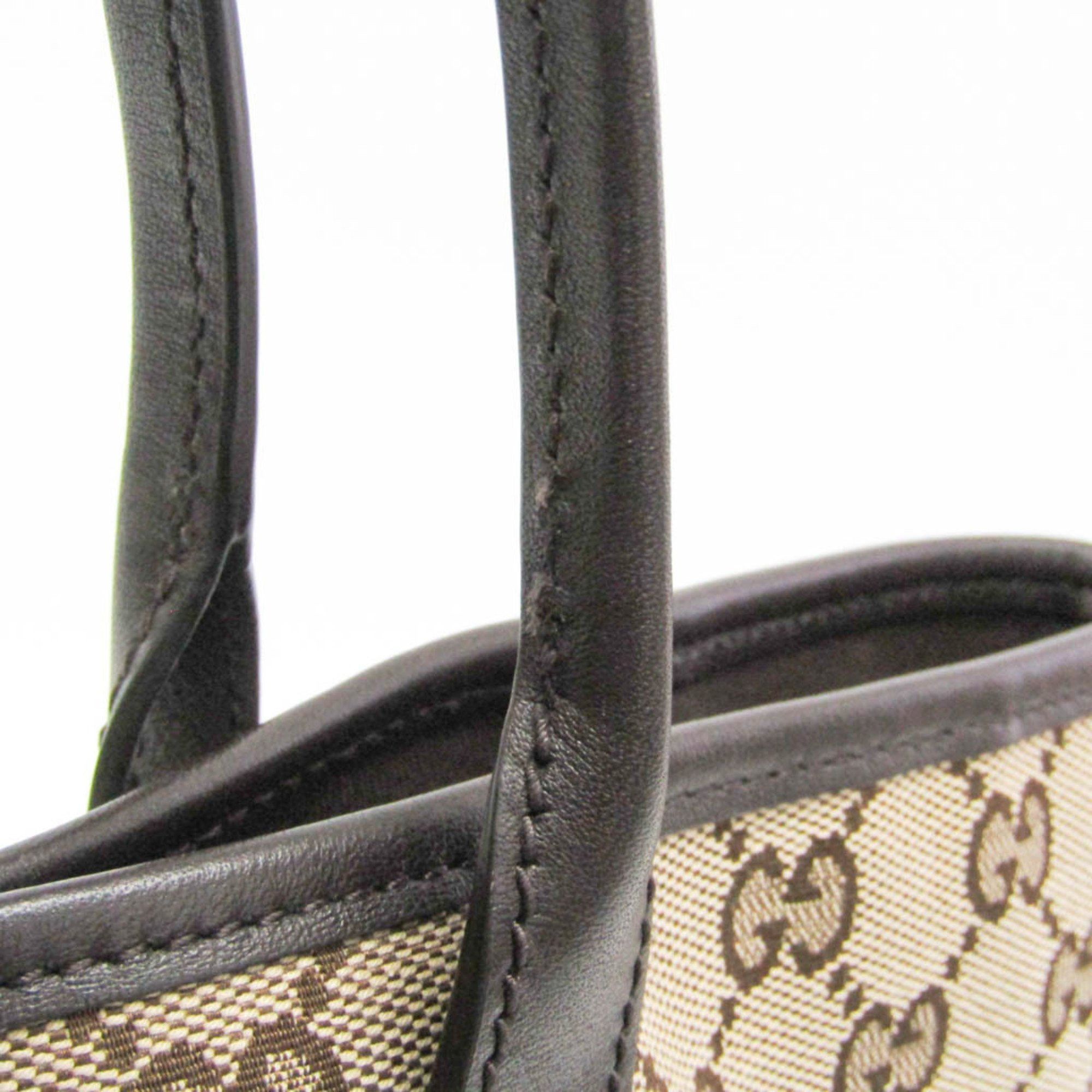Gucci Interlocking G Beige Canvas Tote Bag (Pre-Owned) Size ONE SIZE - 10 Thumbnail