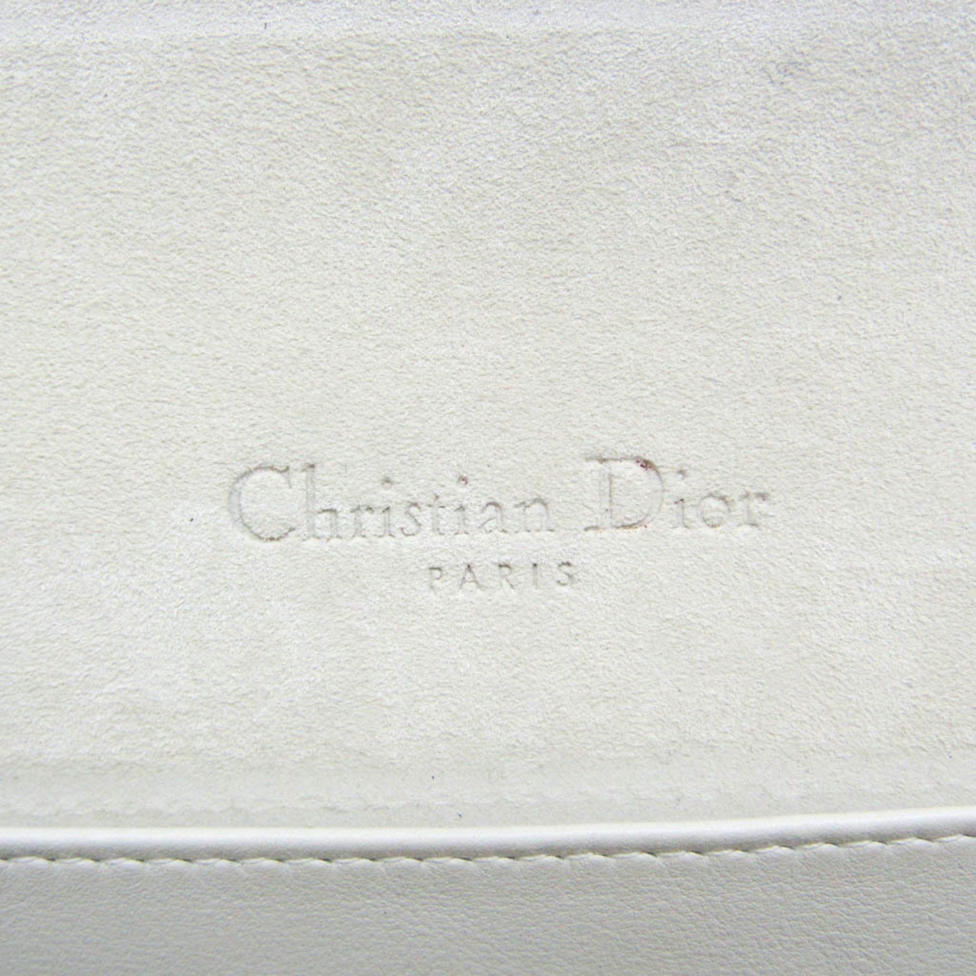 Dior Cannage/Lady White Leather Clutch Bag (Pre-Owned) Size ONE SIZE - 10 Thumbnail