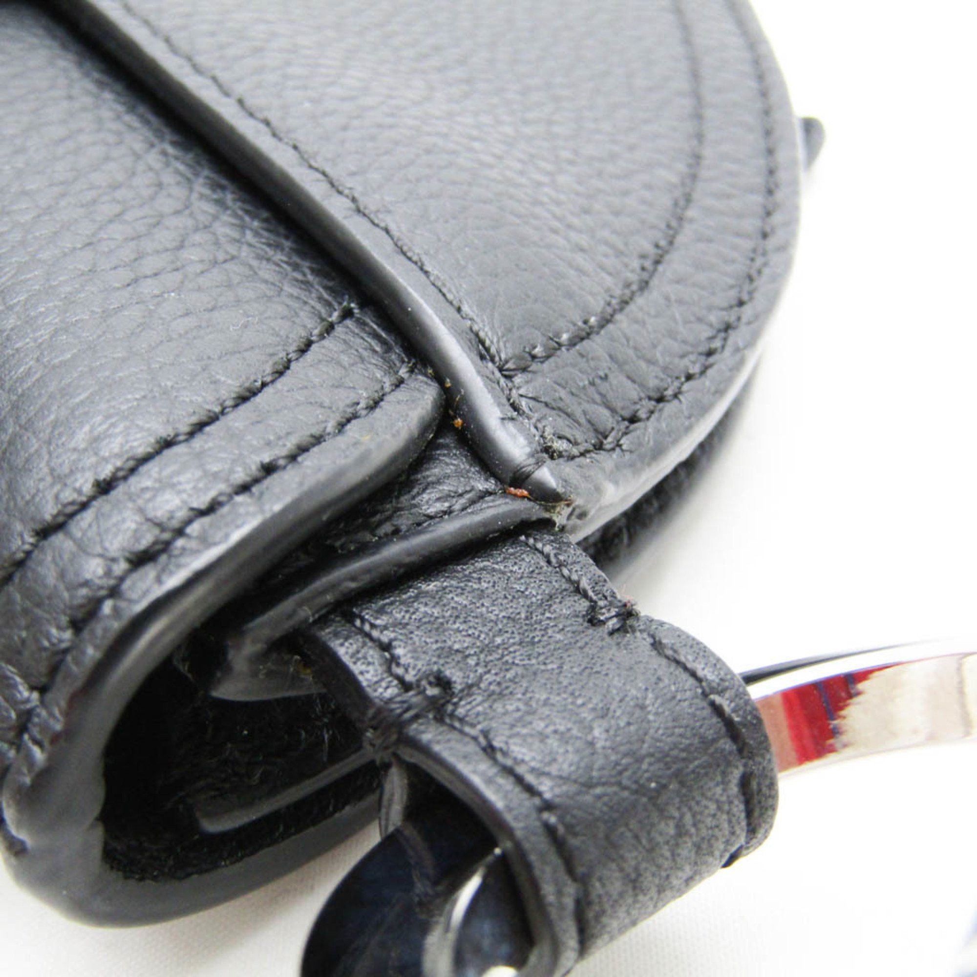 Dior Saddle Black Leather Clutch Bag (Pre-Owned) Size ONE SIZE - 5 Thumbnail