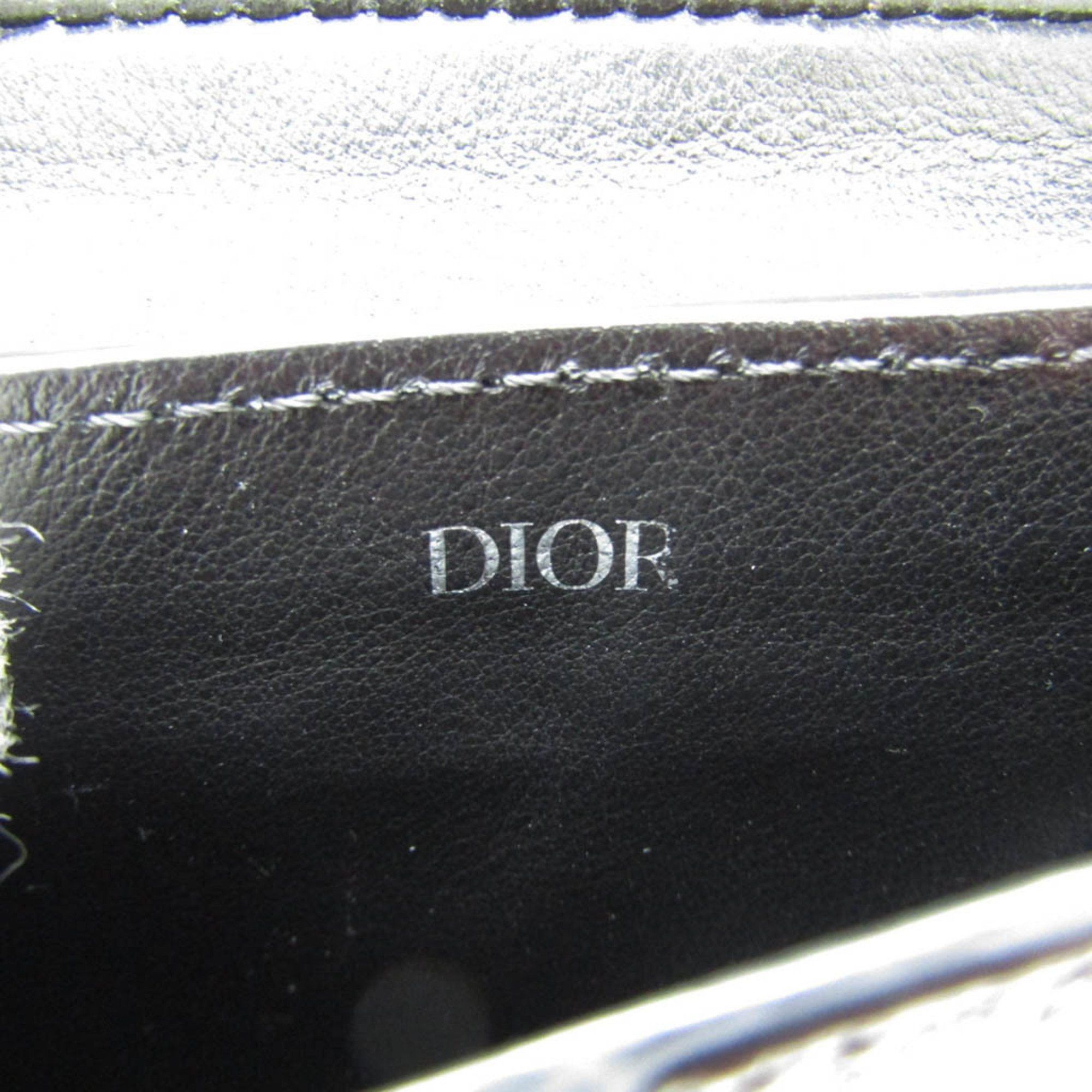 Dior Saddle Black Leather Clutch Bag (Pre-Owned) Size ONE SIZE - 7 Thumbnail