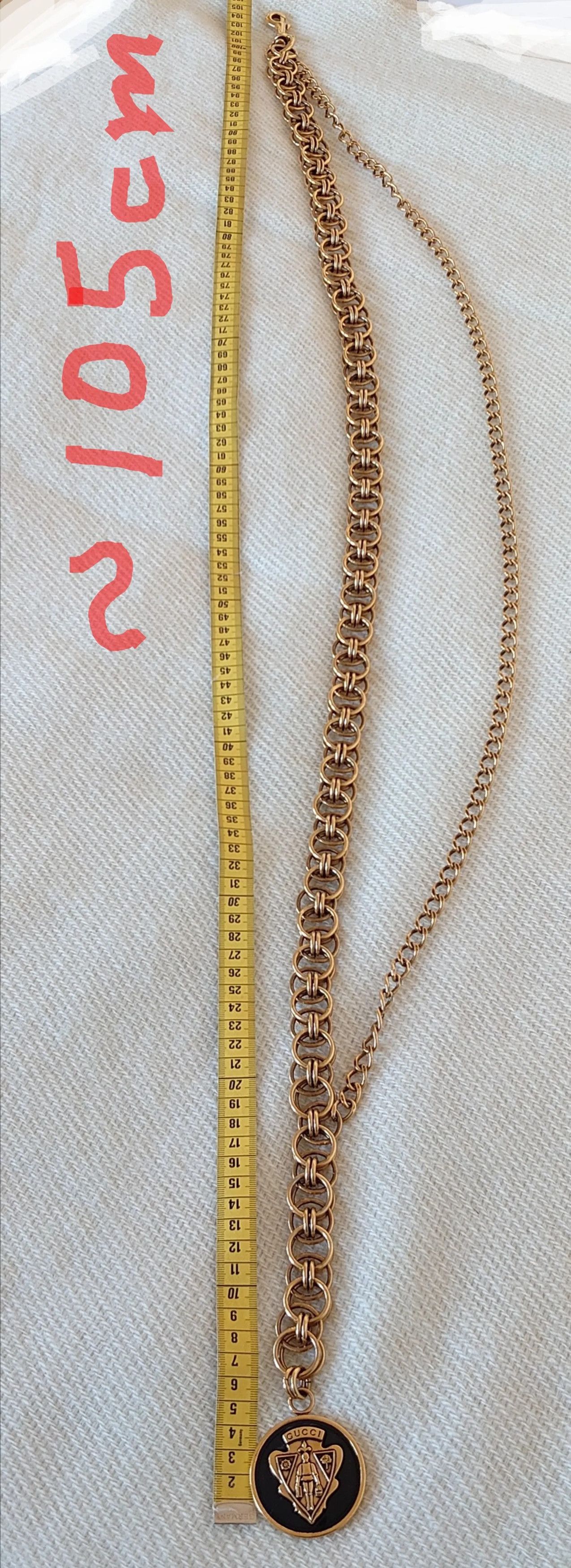 Gucci Gucci Gucci Crest Chain Belt Belt Size ONE SIZE - 5 Thumbnail