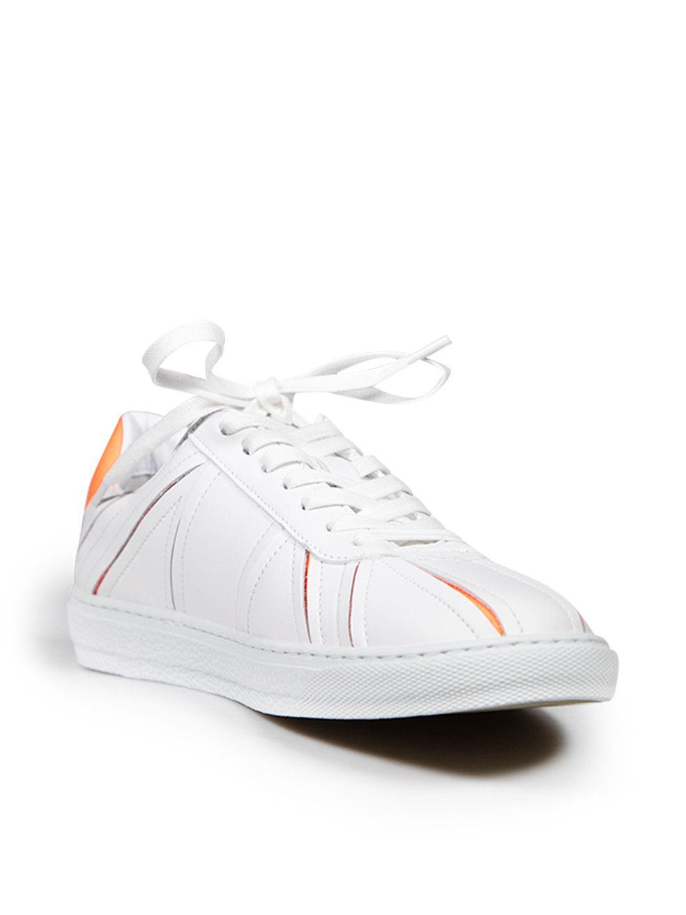 Paul Smith White Leather Levon Trainers Size US 7 / IT 37 - 2 Thumbnail