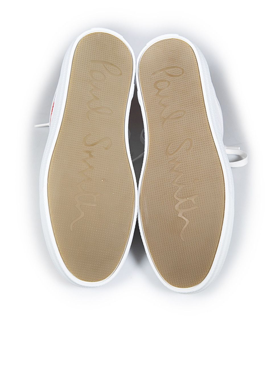 Paul Smith White Leather Levon Trainers Size US 7 / IT 37 - 4 Thumbnail