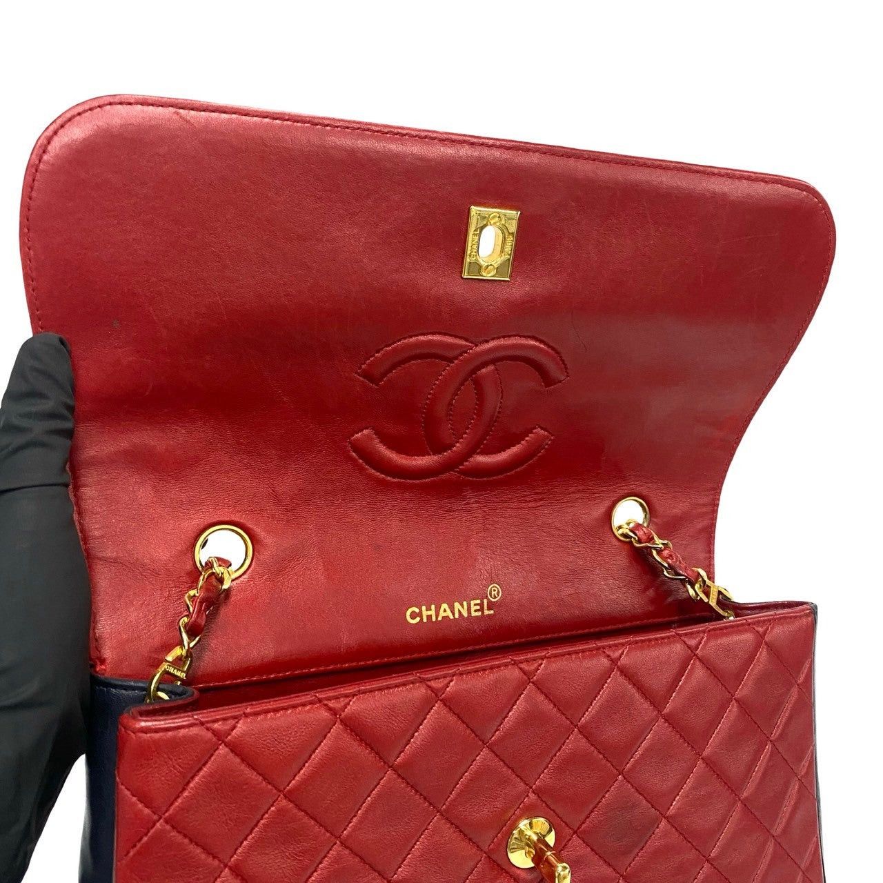 Chanel Chanel Shoulder Bag Red Leather Size ONE SIZE - 8 Thumbnail