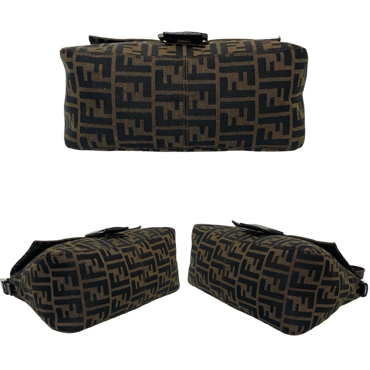 Fendi Fendi Shoulder Bag Black Canvas Size ONE SIZE - 6 Thumbnail
