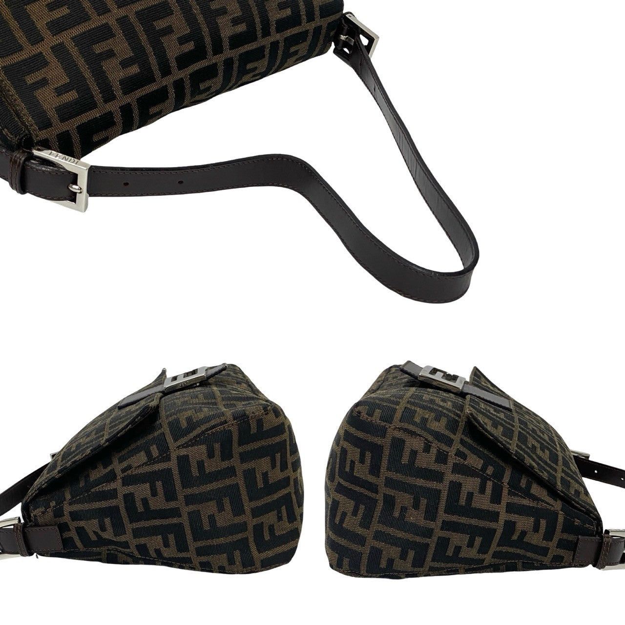 Fendi Fendi Shoulder Bag Black Canvas Size ONE SIZE - 5 Thumbnail