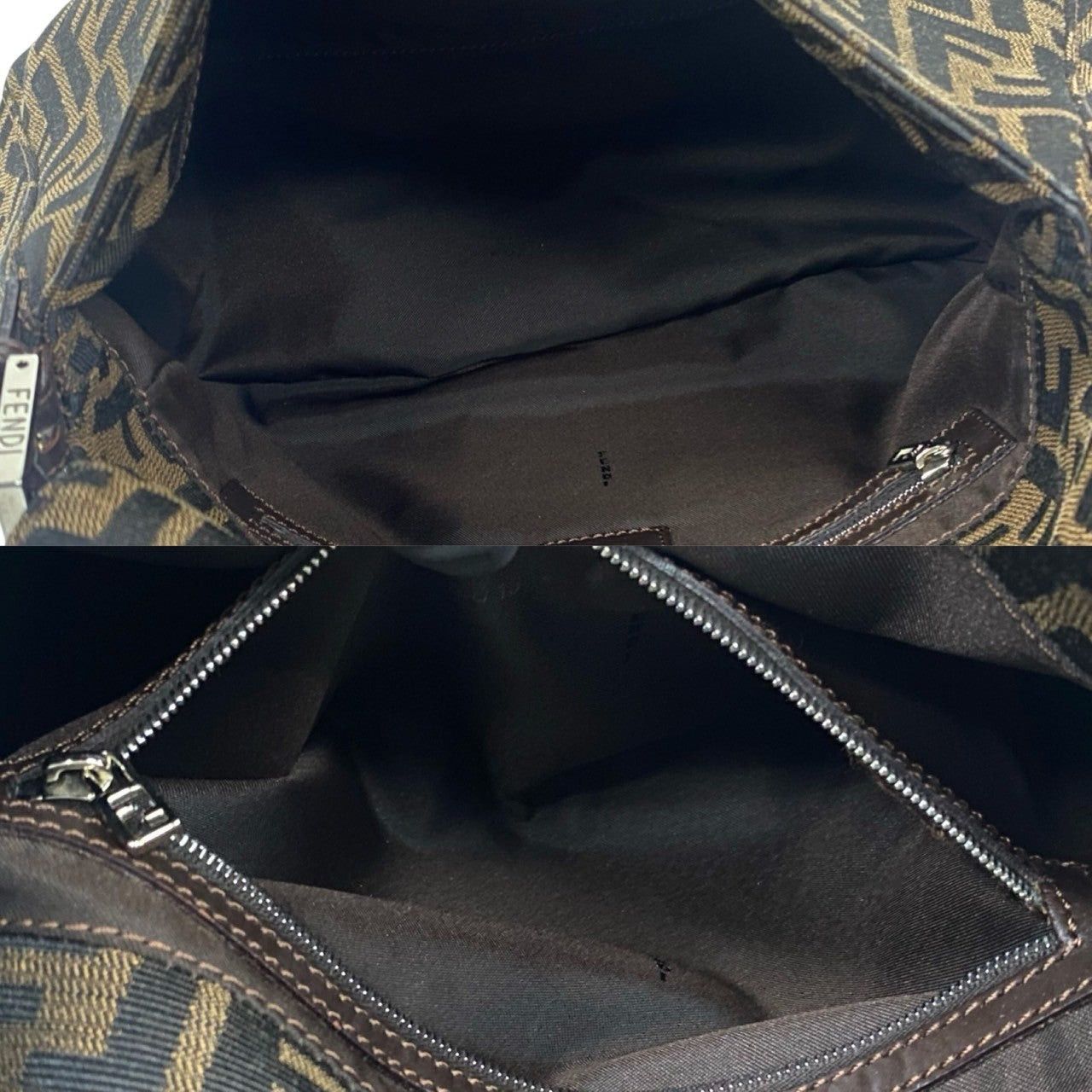 Fendi Fendi Shoulder Bag Black Canvas Size ONE SIZE - 9 Thumbnail