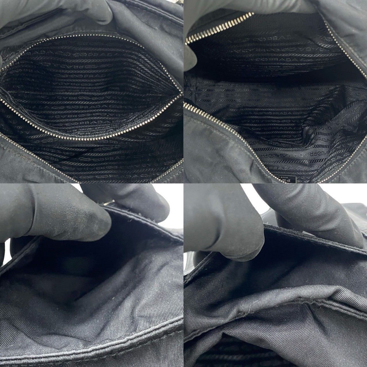 Prada Prada Shoulder Bag Black Synthetic Size ONE SIZE - 8 Thumbnail