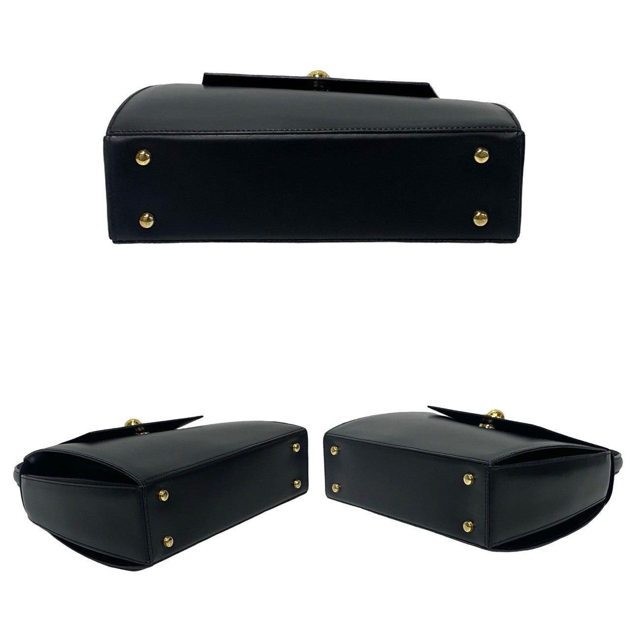 Celine Celine Shoulder Bag Black Leather Size ONE SIZE - 6 Thumbnail