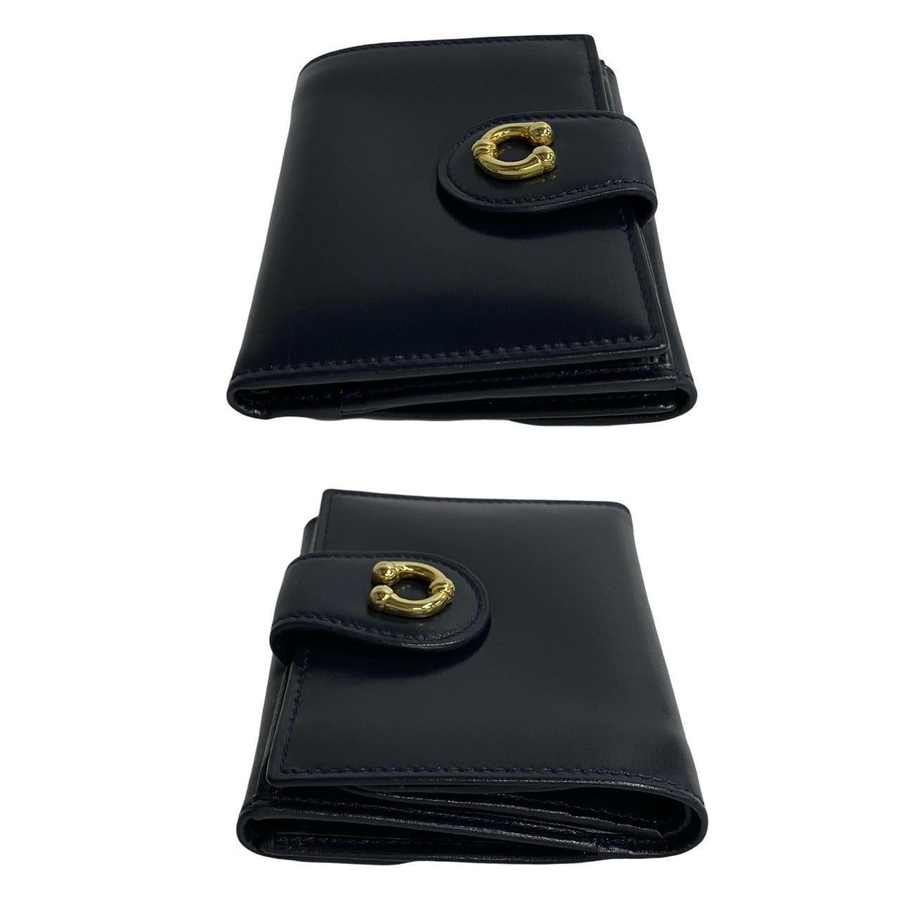 Gucci Gucci Wallet Navy Leather Size ONE SIZE - 4 Thumbnail
