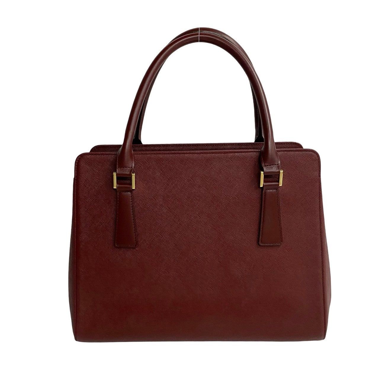 Burberry Burberry Tote Bag Wine Leather Size ONE SIZE - 4 Thumbnail
