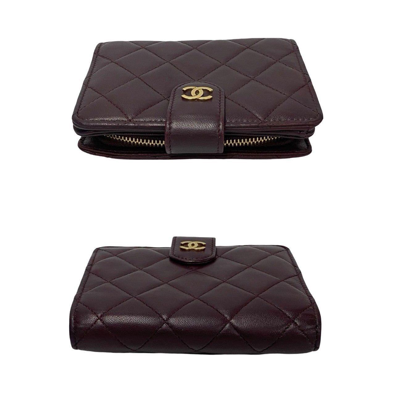 Chanel Chanel Wallet Purple Lambskin Size ONE SIZE - 5 Thumbnail