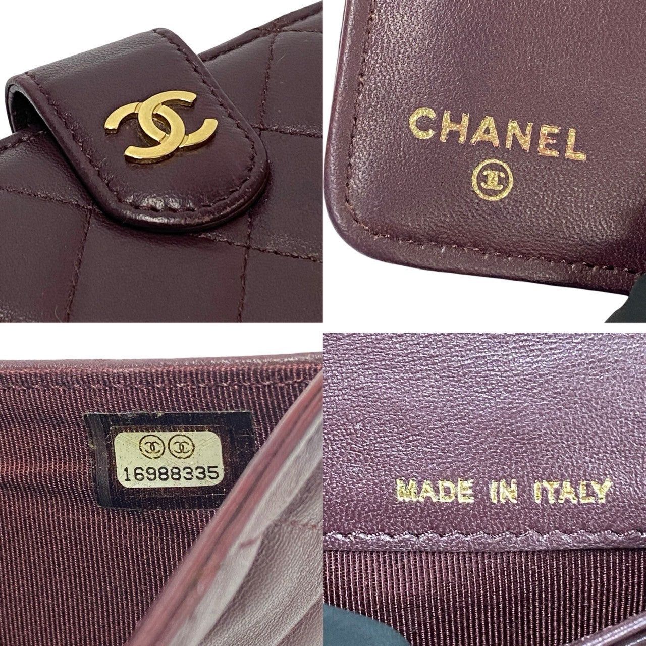 Chanel Chanel Wallet Purple Lambskin Size ONE SIZE - 2 Thumbnail