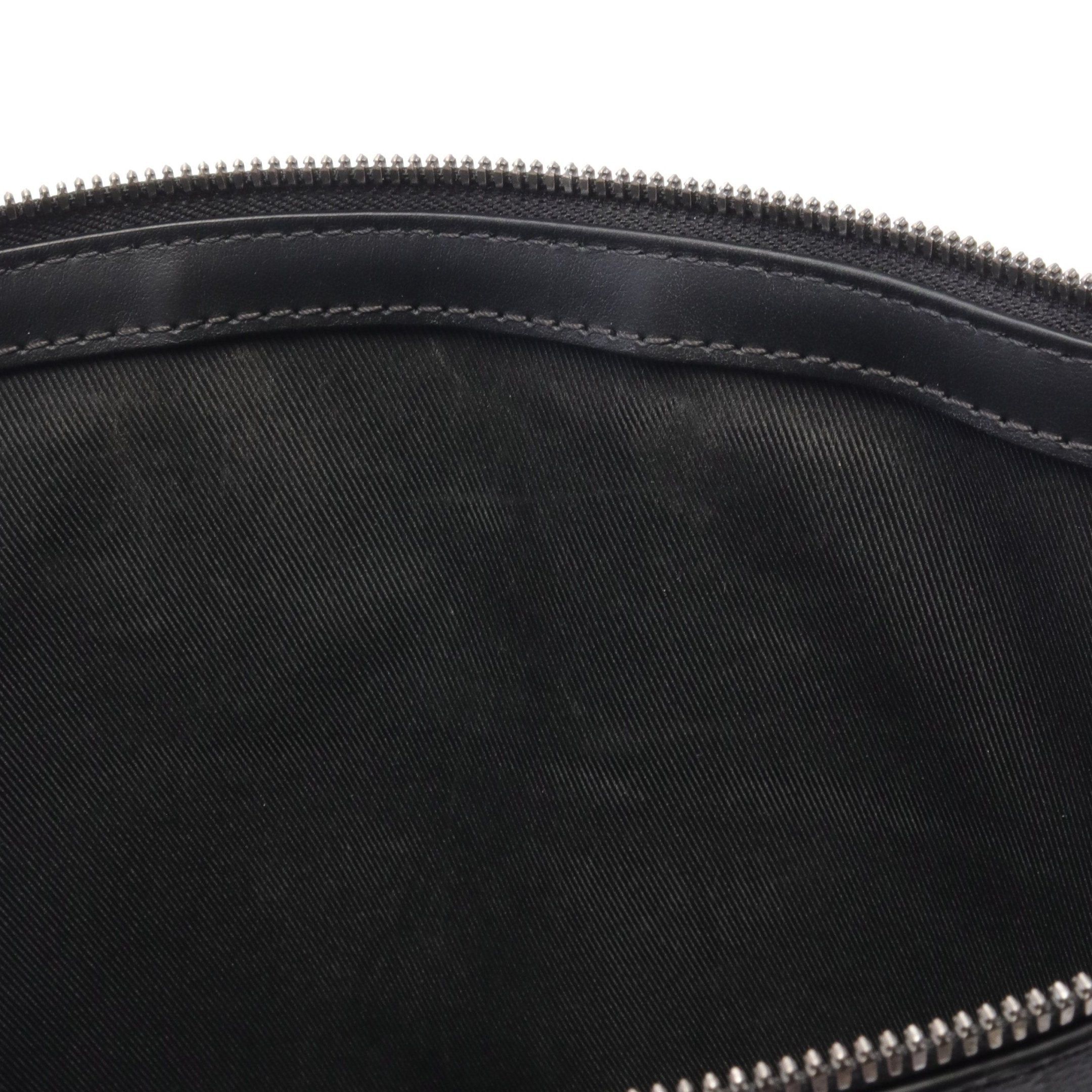 Louis Vuitton Louis Vuitton Sac Plat Cloth Monogram Eclipse Handbag Leather Black Size ONE SIZE - 5 Thumbnail