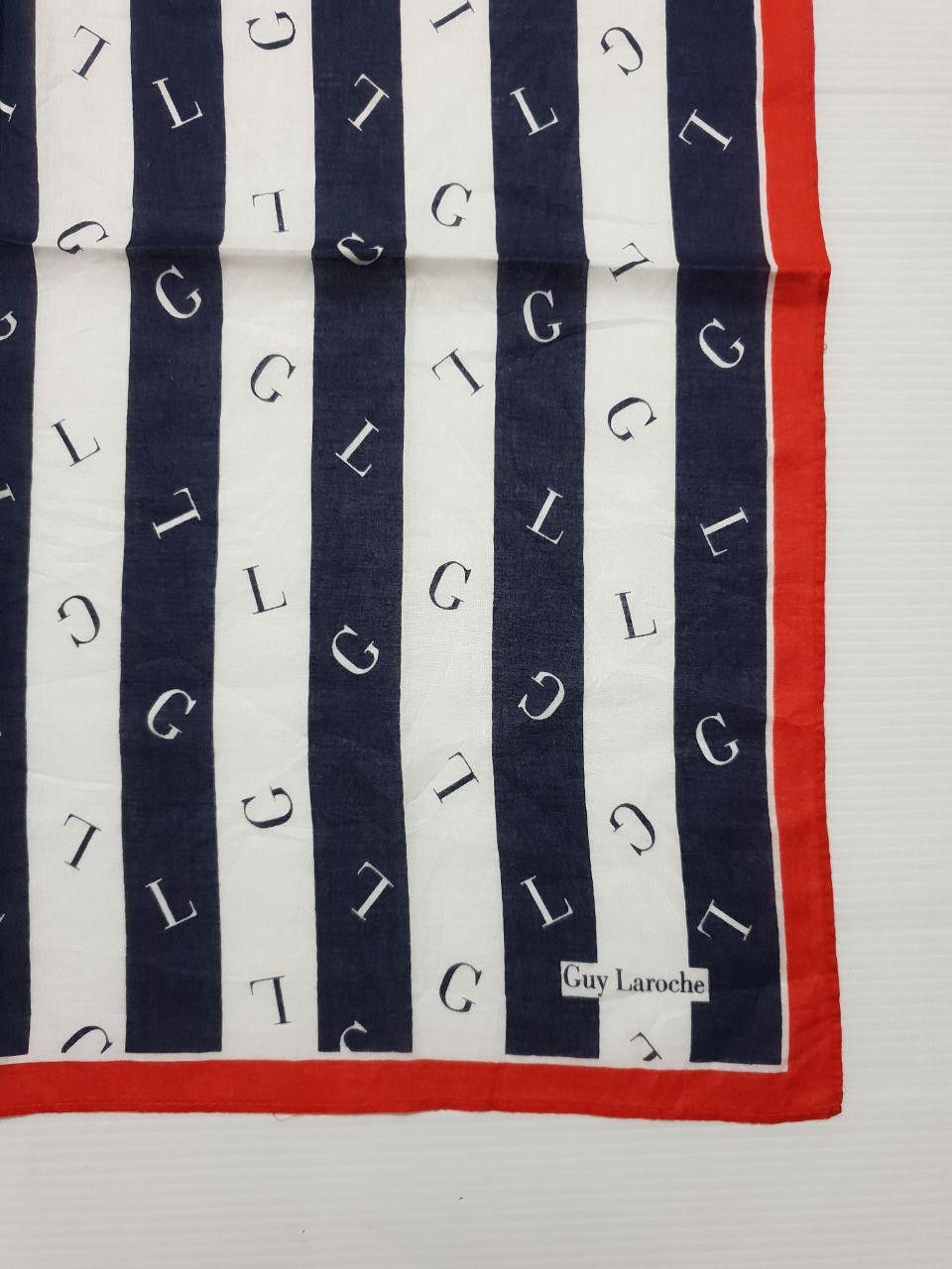 Guy Laroche Handky Bandana White & Dark Blue Hot Design Size ONE SIZE - 3 Thumbnail