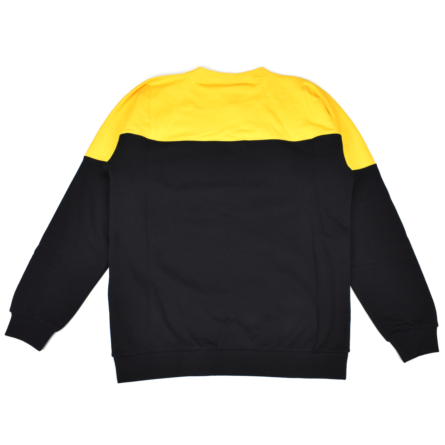 Celine × Hedi Slimane Celine Paris Logo Black/Yellow Football Sweatshirt Size US L / EU 52-54 / 3 - 2 Thumbnail