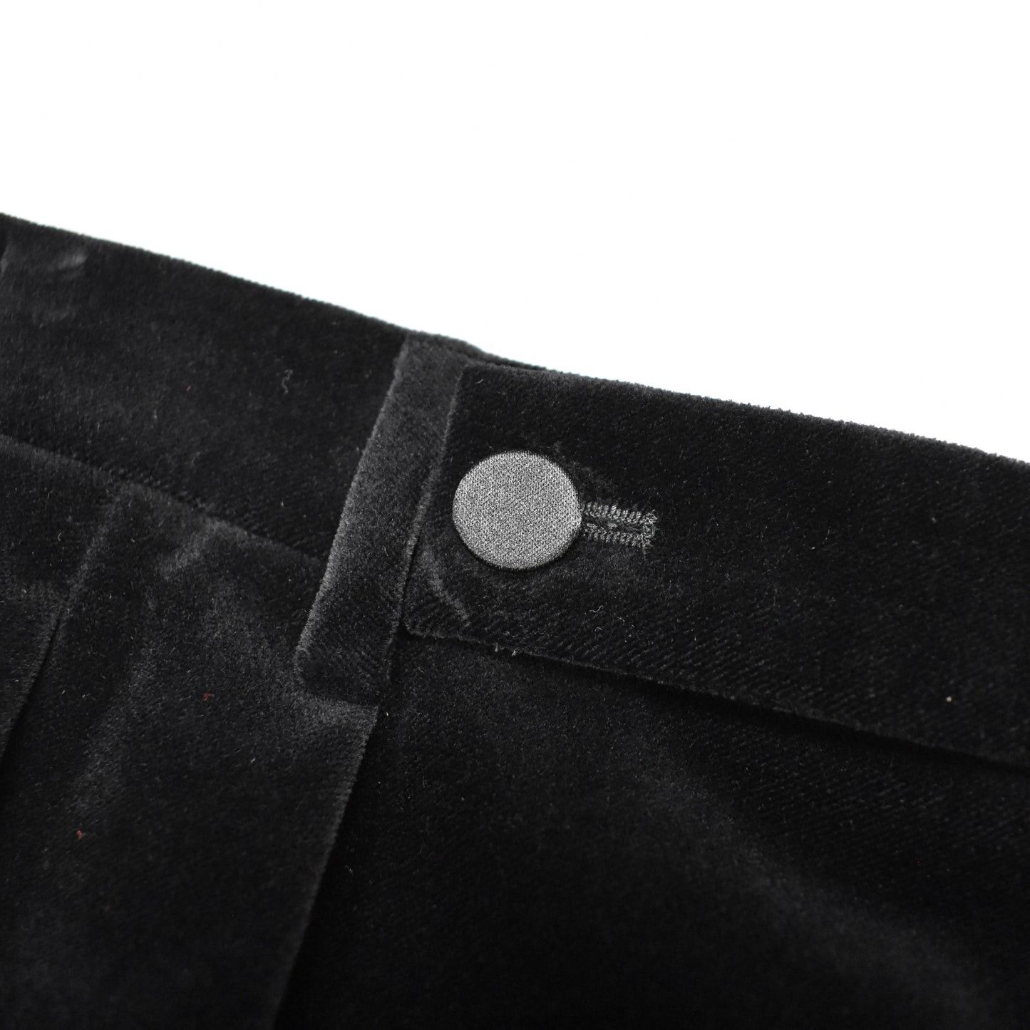 Saint Laurent Paris Saint Laurent Black Velvet Double Pleated Pants Size US 34 / EU 50 - 5 Thumbnail