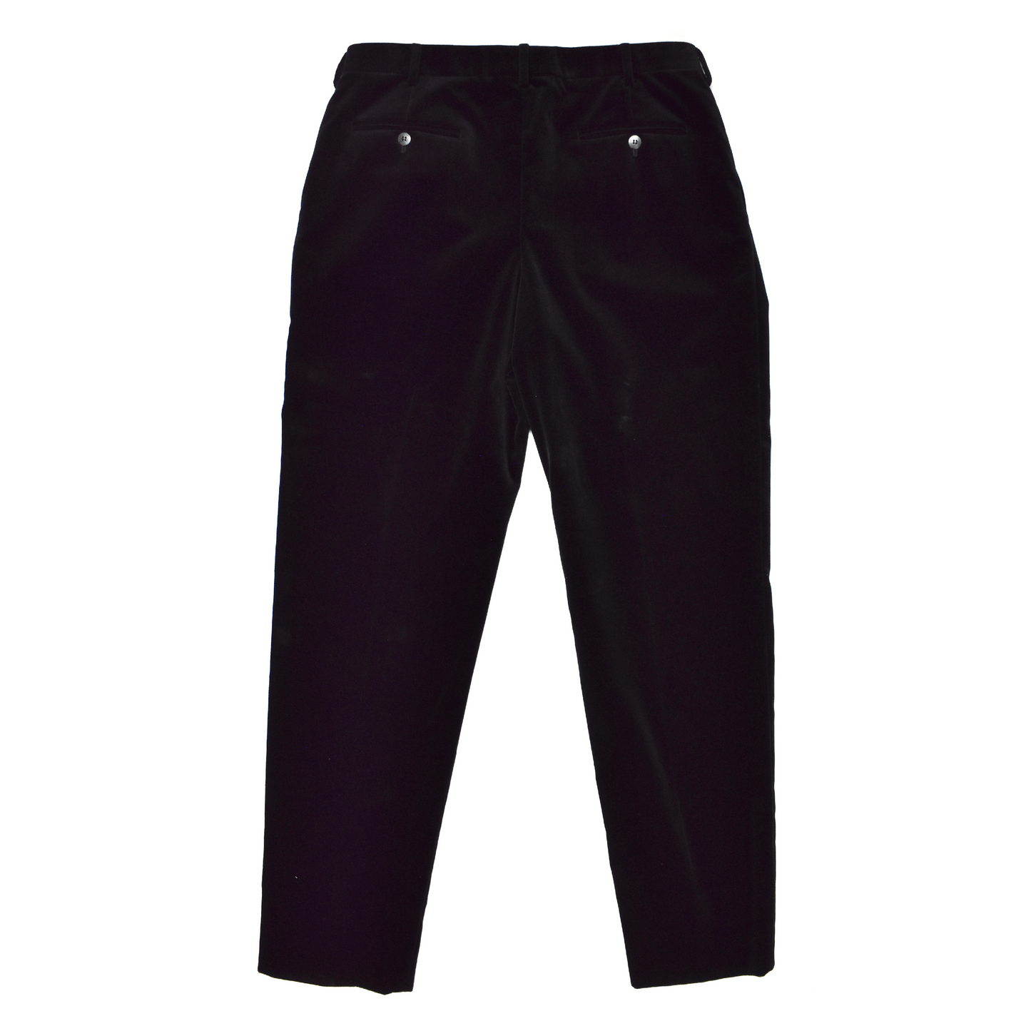 Saint Laurent Paris Saint Laurent Black Velvet Double Pleated Pants Size US 36 / EU 52 - 2 Thumbnail