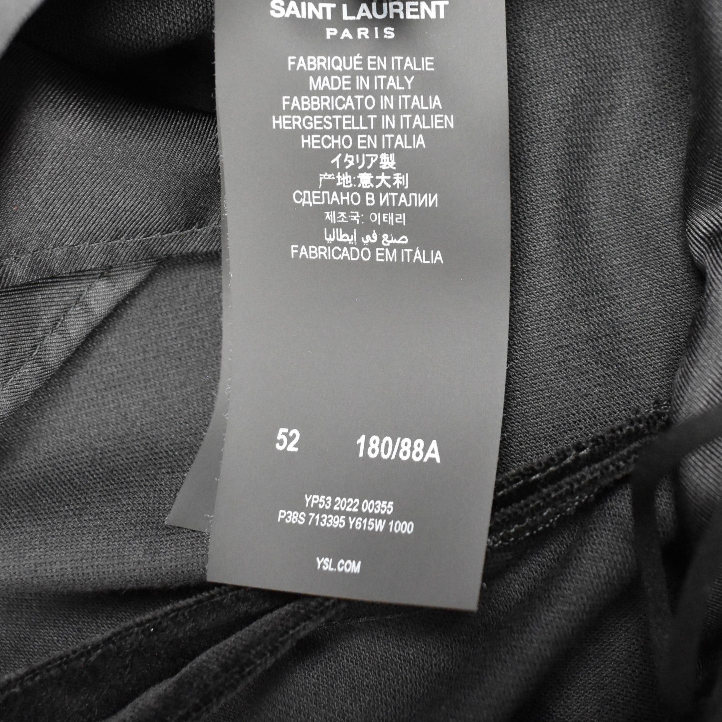 Saint Laurent Paris Saint Laurent Black Velvet Double Pleated Pants Size US 36 / EU 52 - 11 Thumbnail