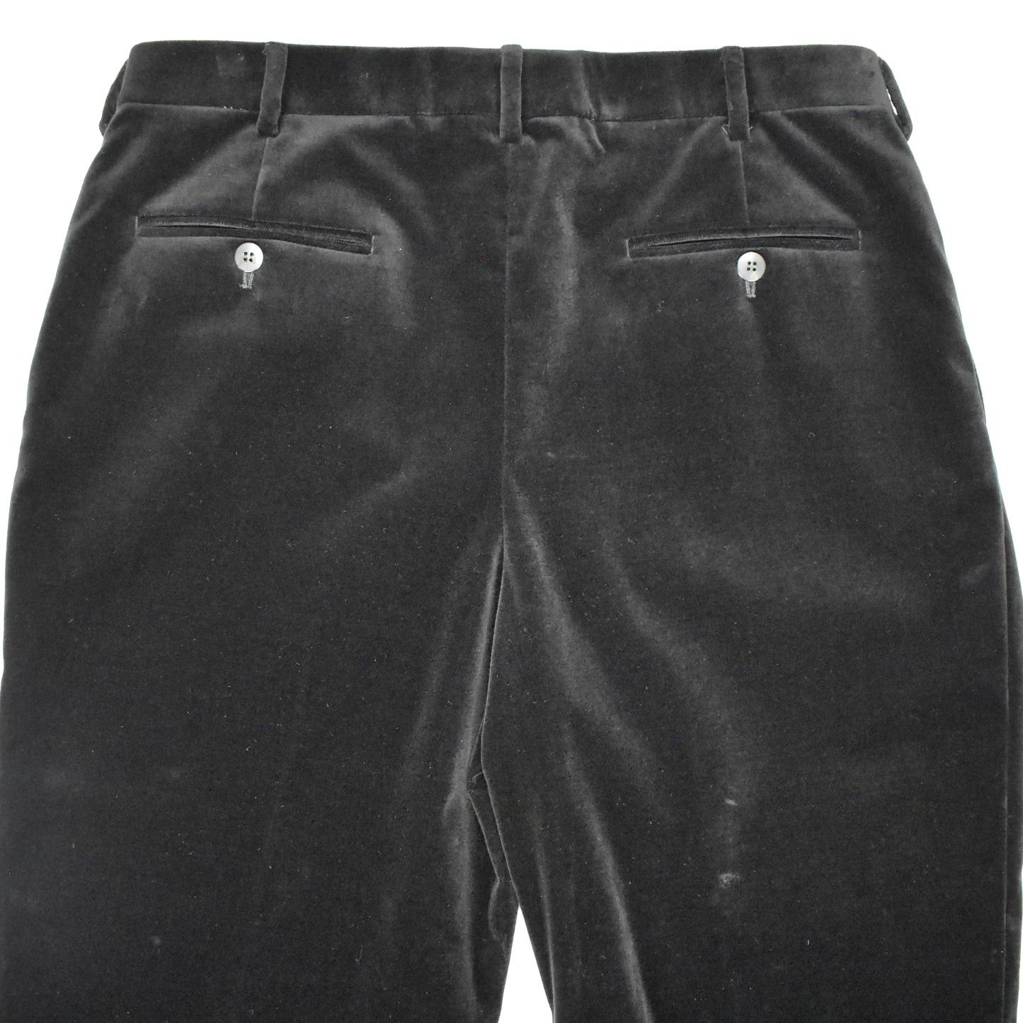Saint Laurent Paris Saint Laurent Black Velvet Double Pleated Pants Size US 36 / EU 52 - 7 Thumbnail