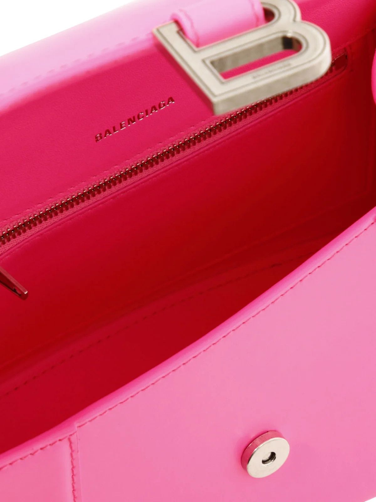 Balenciaga Hourglass Small Hand Bag in Pink Size ONE SIZE - 4 Thumbnail