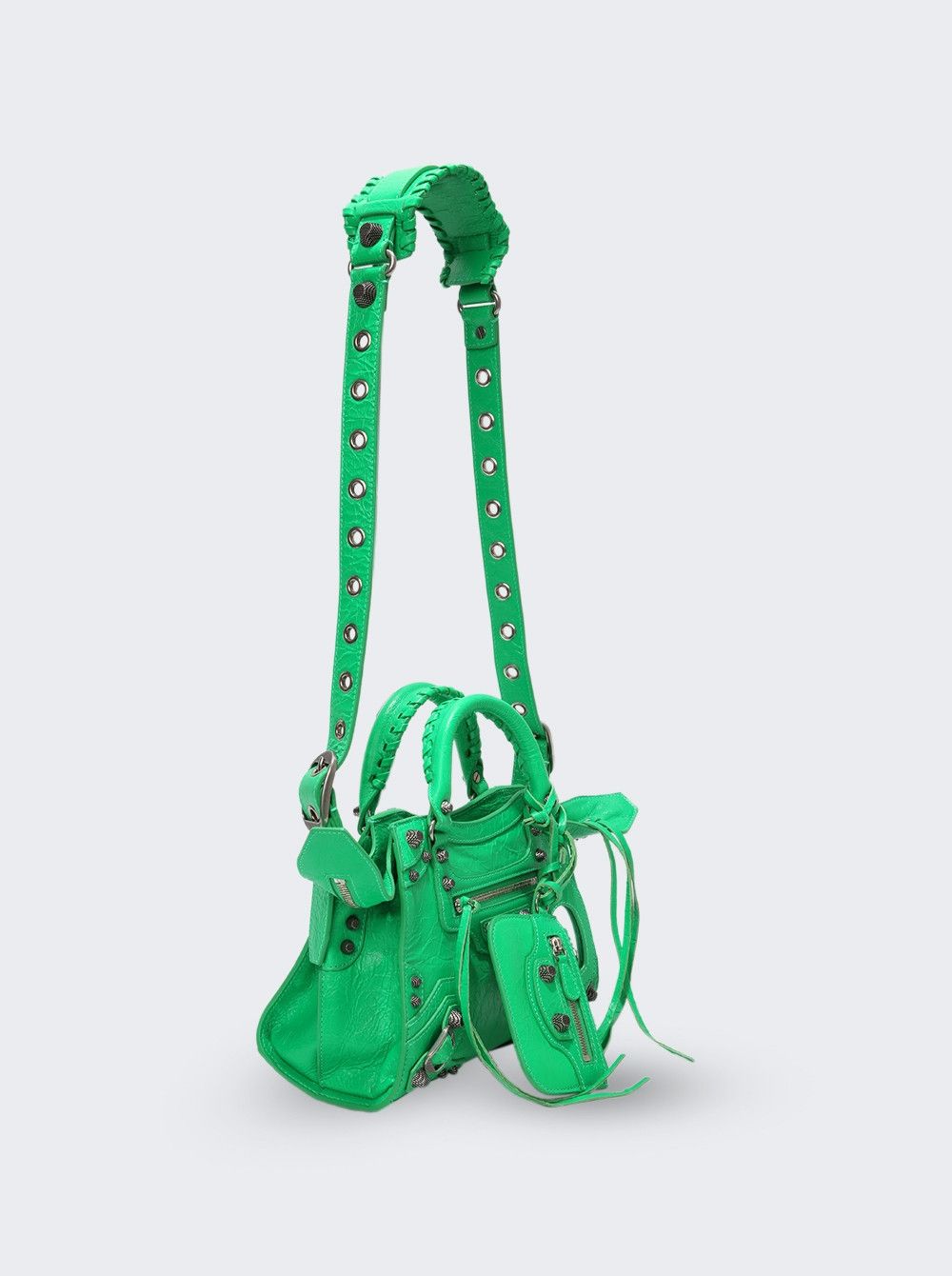 Balenciaga NEO CAGOLE XS HANDBAG VIVID GREEN Size ONE SIZE - 2 Thumbnail