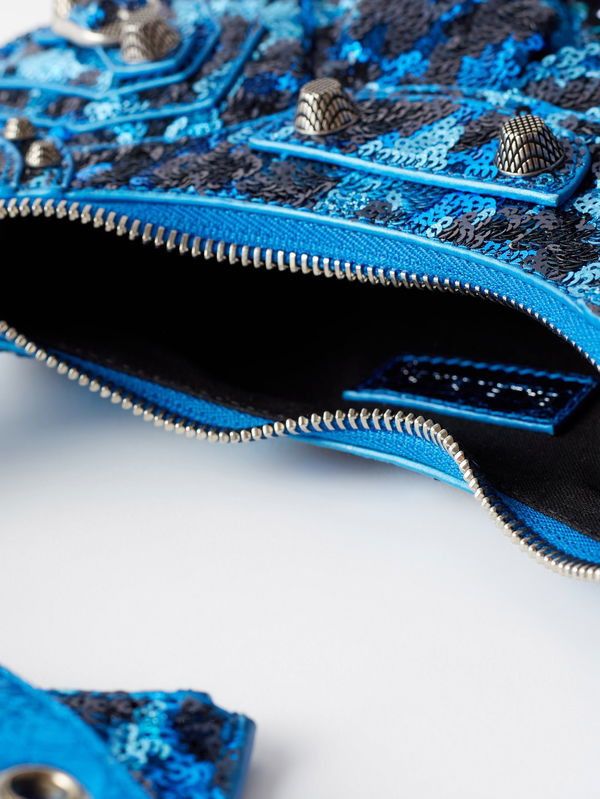 Balenciaga Le Cagole XS Shoulder Bag with leopard sequin embroidery Size ONE SIZE - 4 Thumbnail