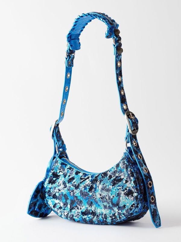 Balenciaga Le Cagole XS Shoulder Bag with leopard sequin embroidery Size ONE SIZE - 2 Thumbnail